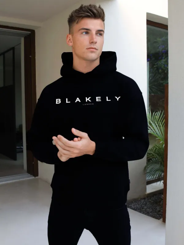 Evolved II Relaxed Hoodie - Black sold by Blakely