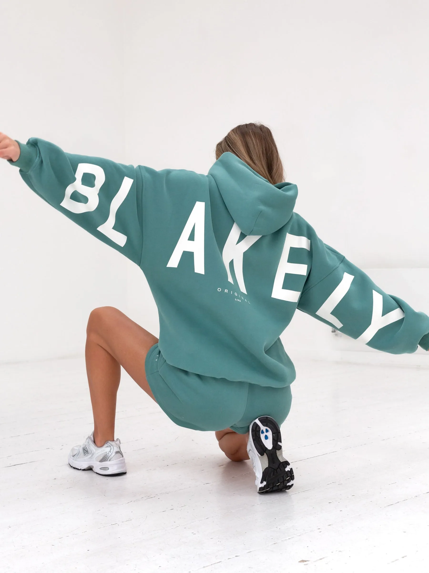 Isabel Oversized Hoodie - Dusty Teal sold by Blakely product image thumbnail 5