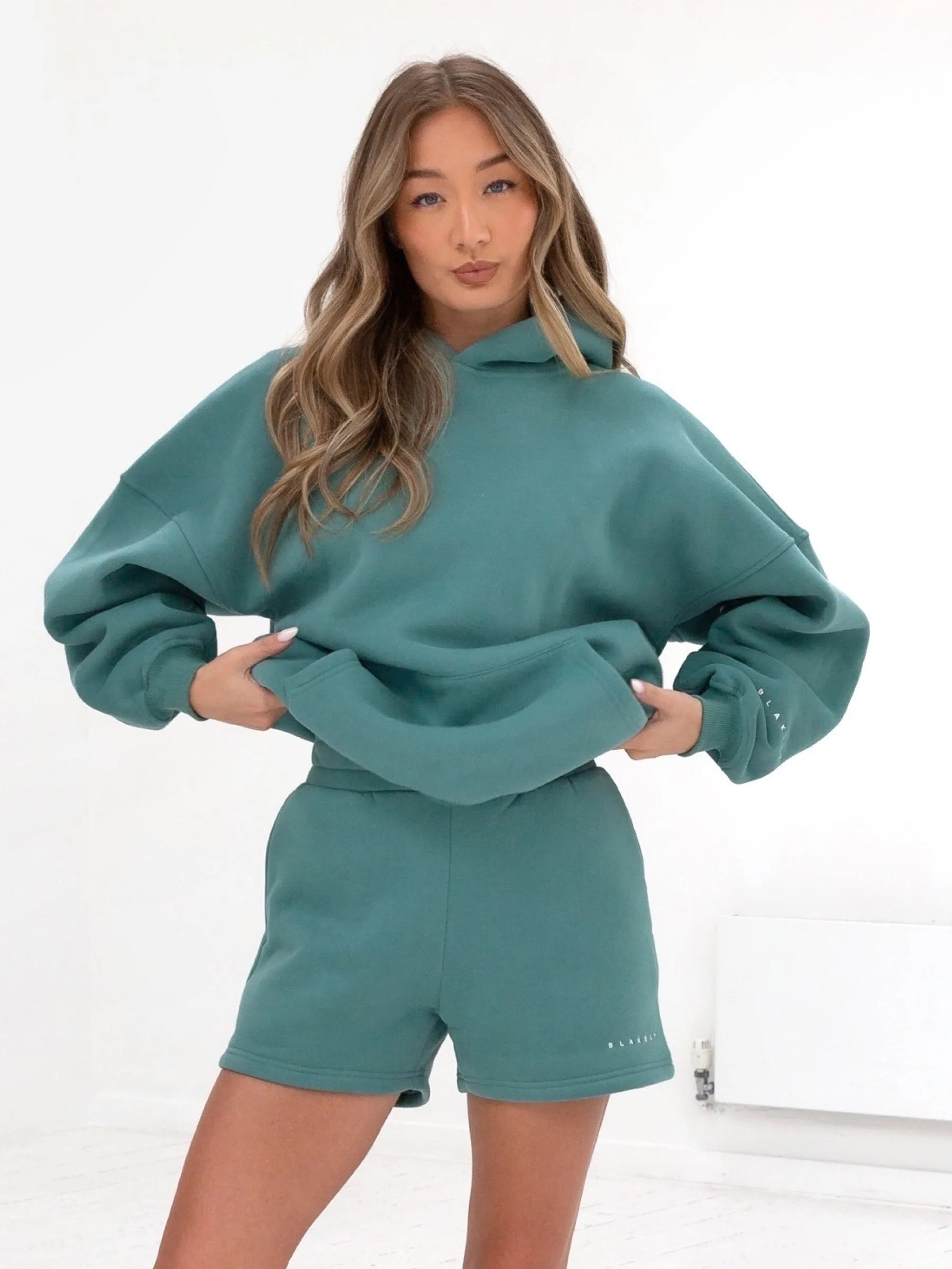 Isabel Oversized Hoodie - Dusty Teal sold by Blakely product image thumbnail 2