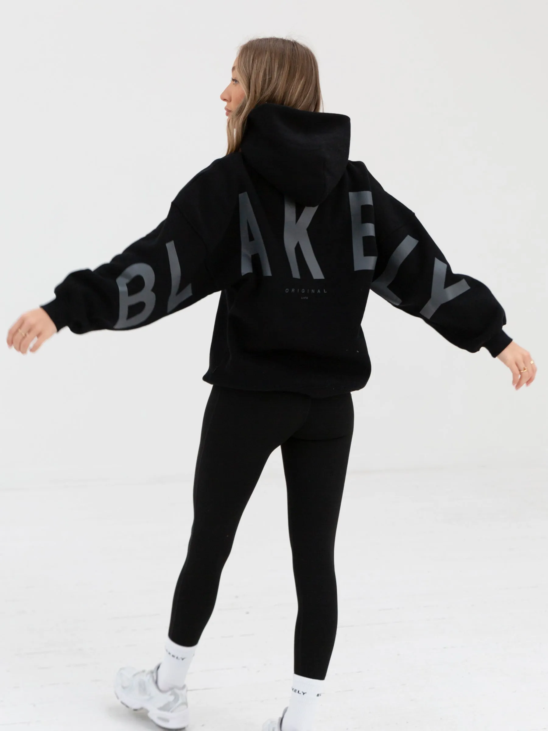 Tonal Isabel Oversized Hoodie - Black sold by Blakely product image thumbnail 3
