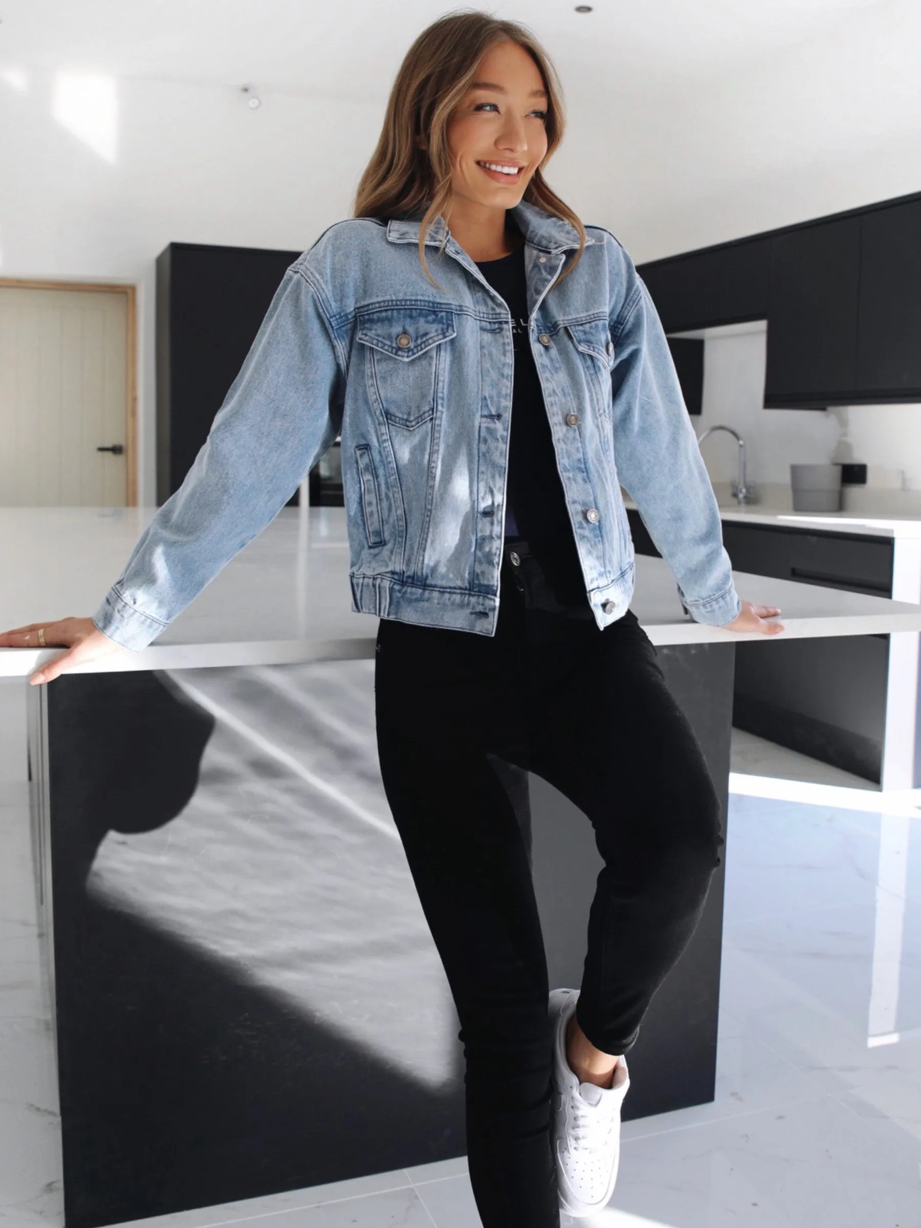 Brooklyn Denim Jacket - Blue sold by Blakely product image thumbnail 2