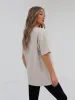 Yoga Oversized T-Shirt - Bone sold by Blakely