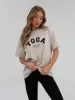 Yoga Oversized T-Shirt - Bone sold by Blakely