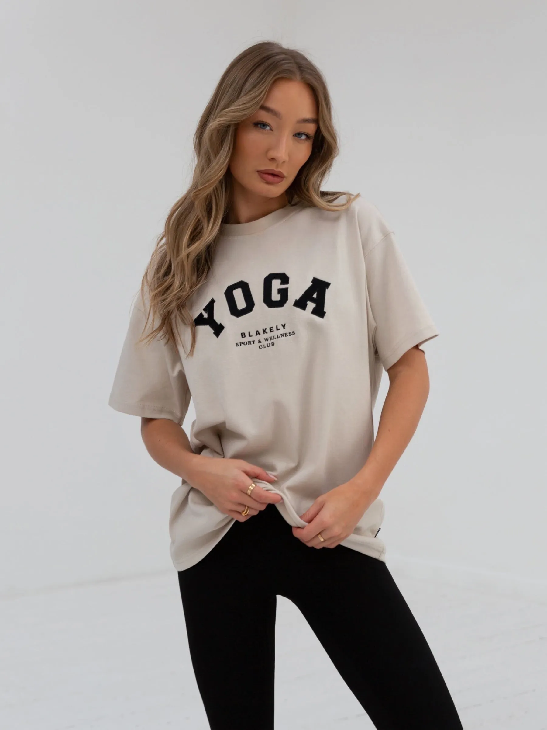 Yoga Oversized T-Shirt - Bone sold by Blakely product image thumbnail 4