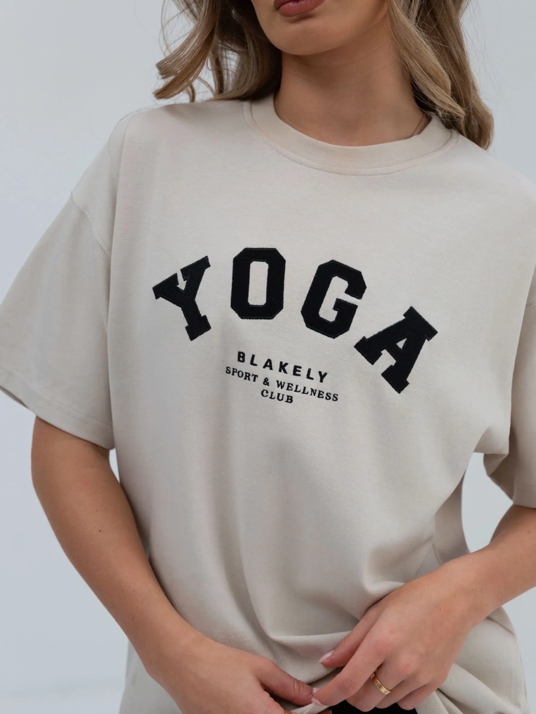 Yoga Oversized T-Shirt - Bone sold by Blakely product image thumbnail 2