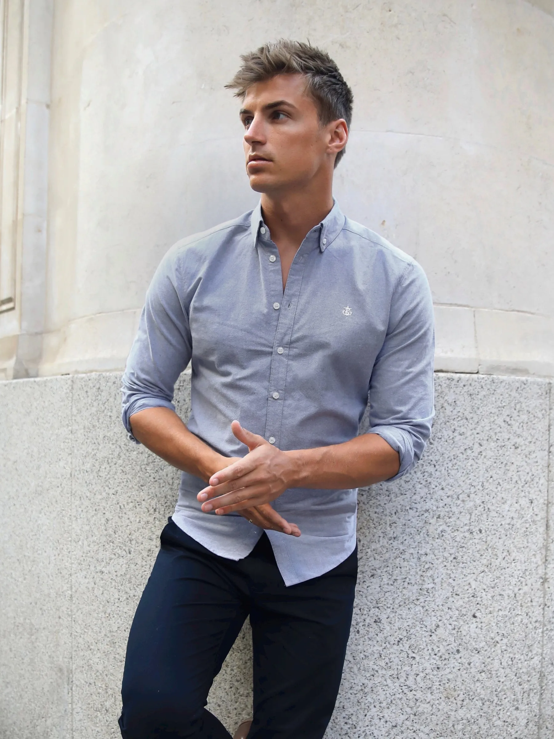 Lisbon Shirt - Grey sold by Blakely product image thumbnail 3