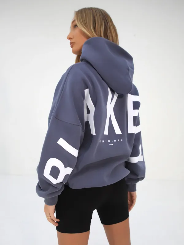 Isabel Oversized Hoodie - Blue sold by Blakely