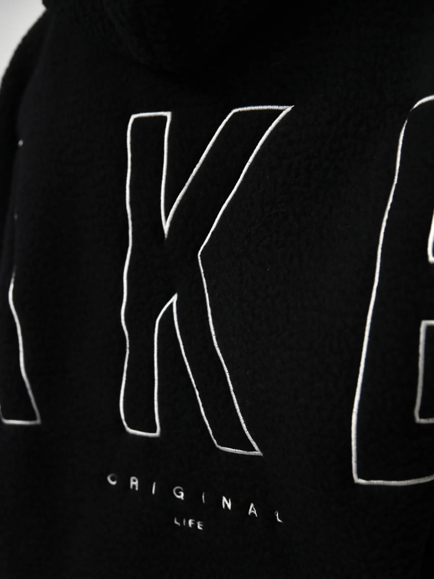 Borg Isabel Oversized Hoodie - Black sold by Blakely product image thumbnail 4