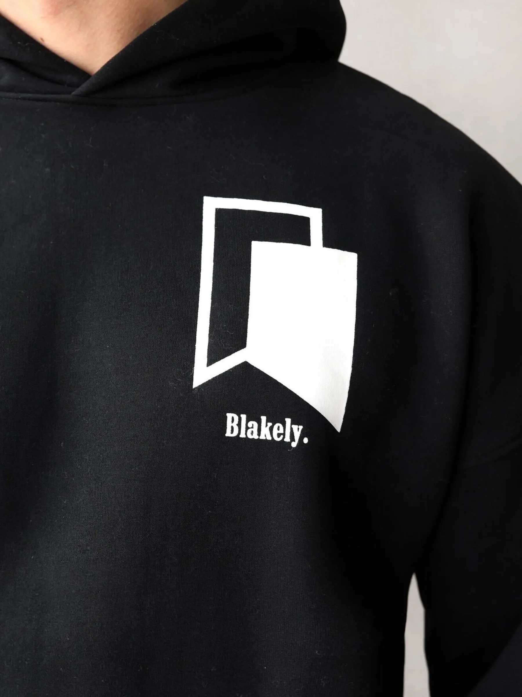 Revolve Relaxed Hoodie - Black sold by Blakely product image thumbnail 4