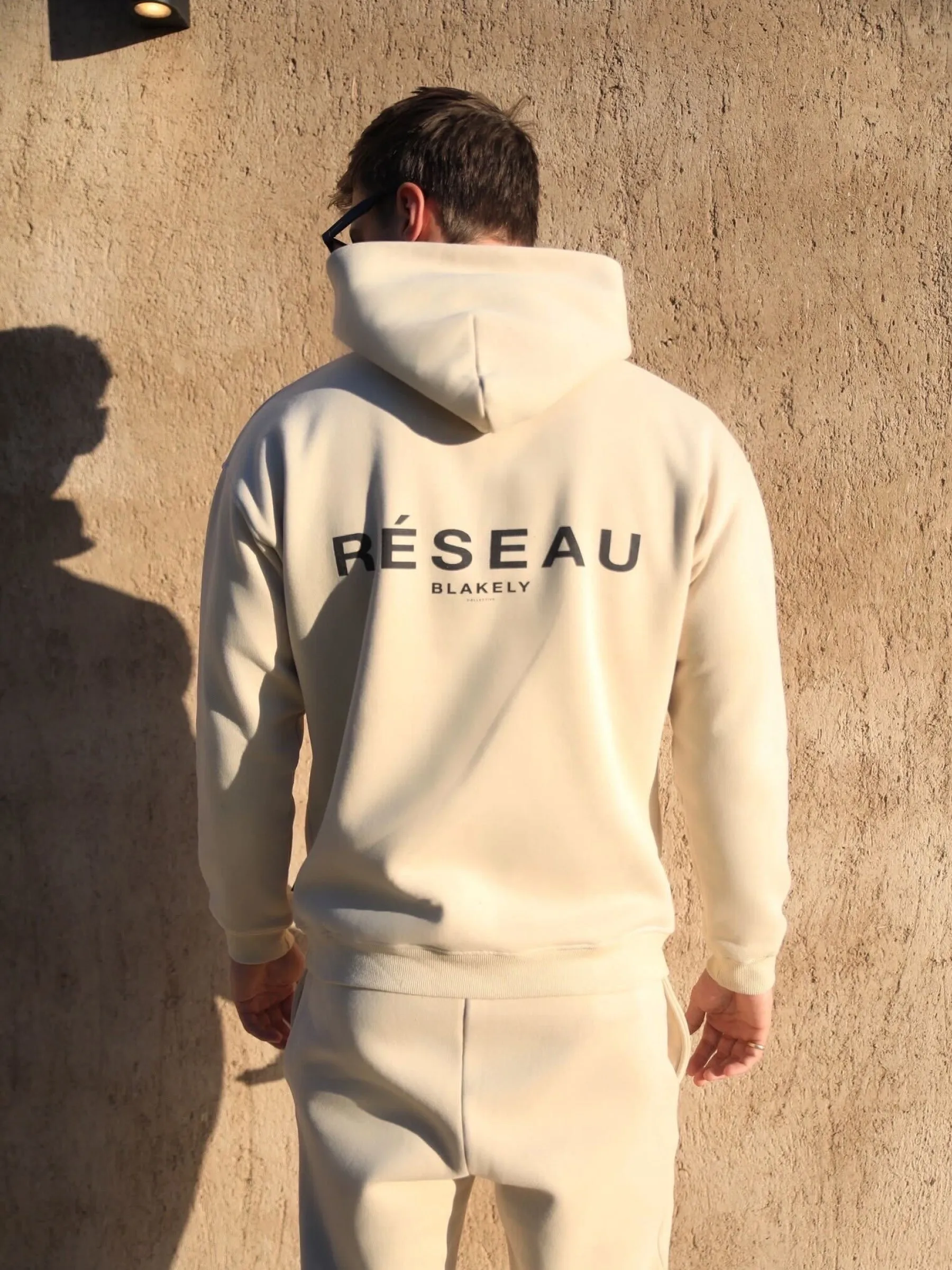 Reseau Relaxed Hoodie - Bone sold by Blakely product image thumbnail 3