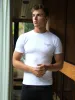Monaco T-Shirt - White/Black sold by Blakely