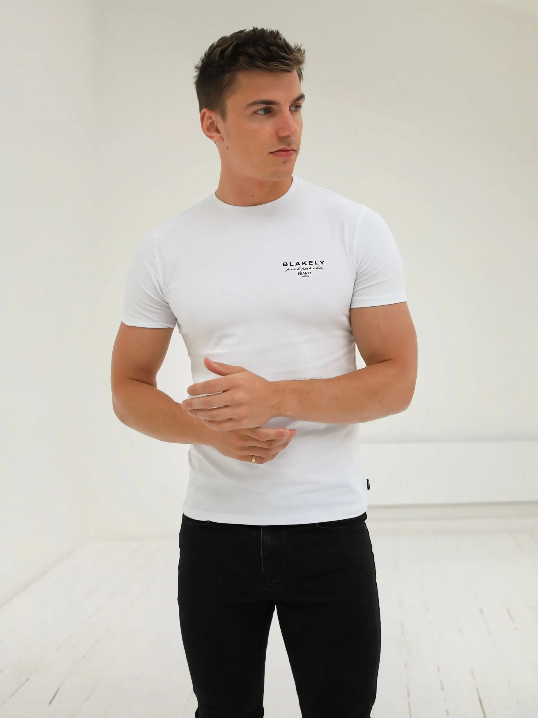 Monaco T-Shirt - White/Black sold by Blakely product image thumbnail 4