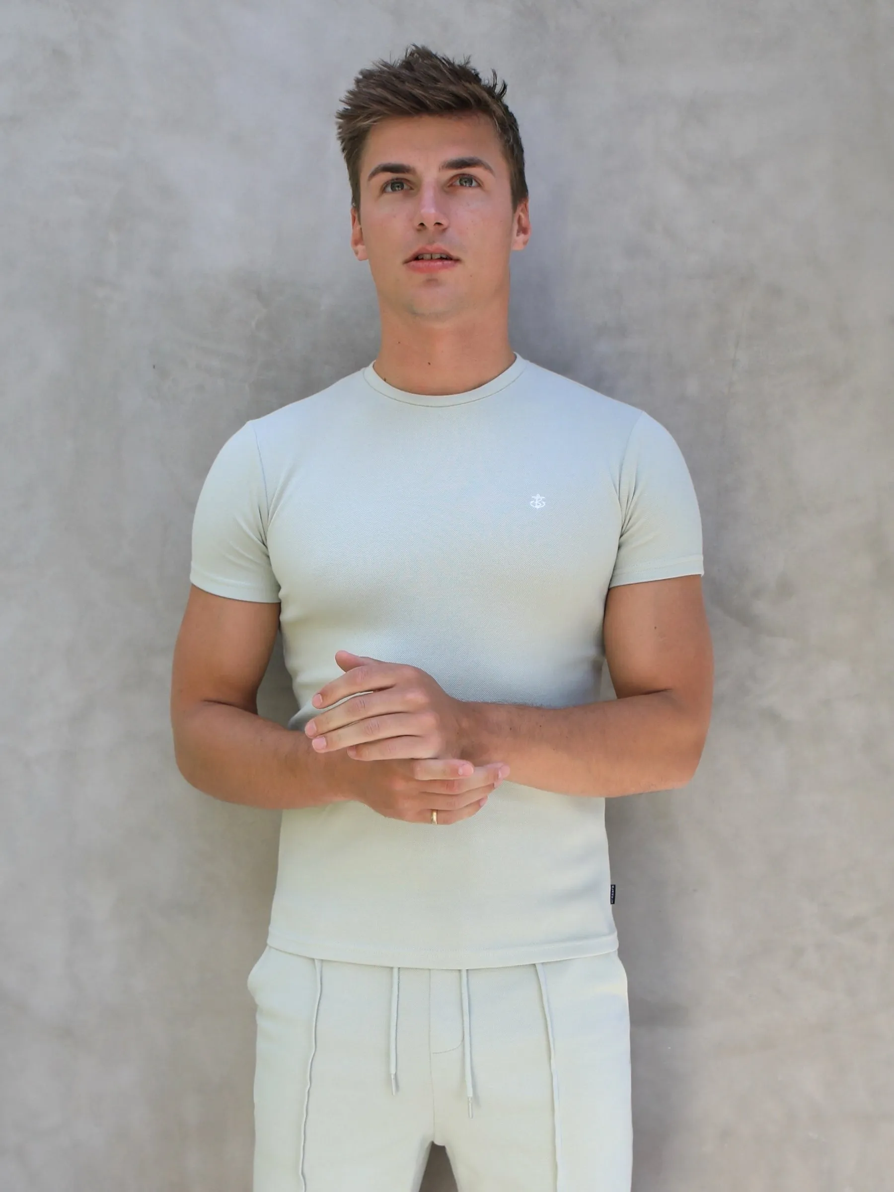 Verona Slim T-Shirt - Sage Green sold by Blakely