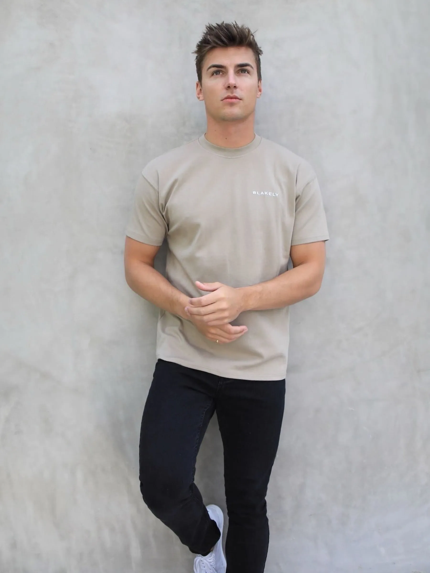 Series Relaxed T-Shirt - Washed Khaki sold by Blakely product image thumbnail 5