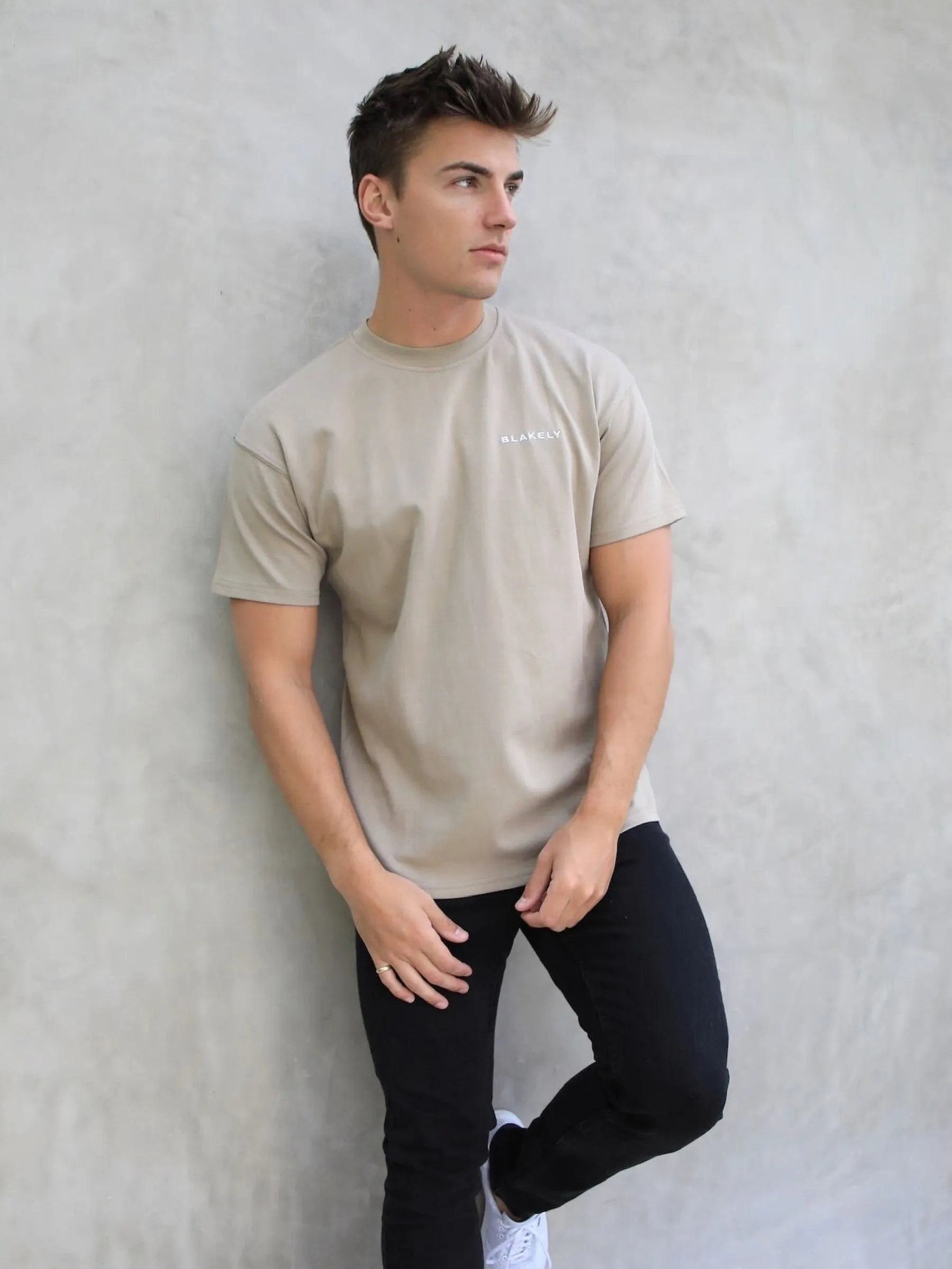 Series Relaxed T-Shirt - Washed Khaki sold by Blakely product image thumbnail 3