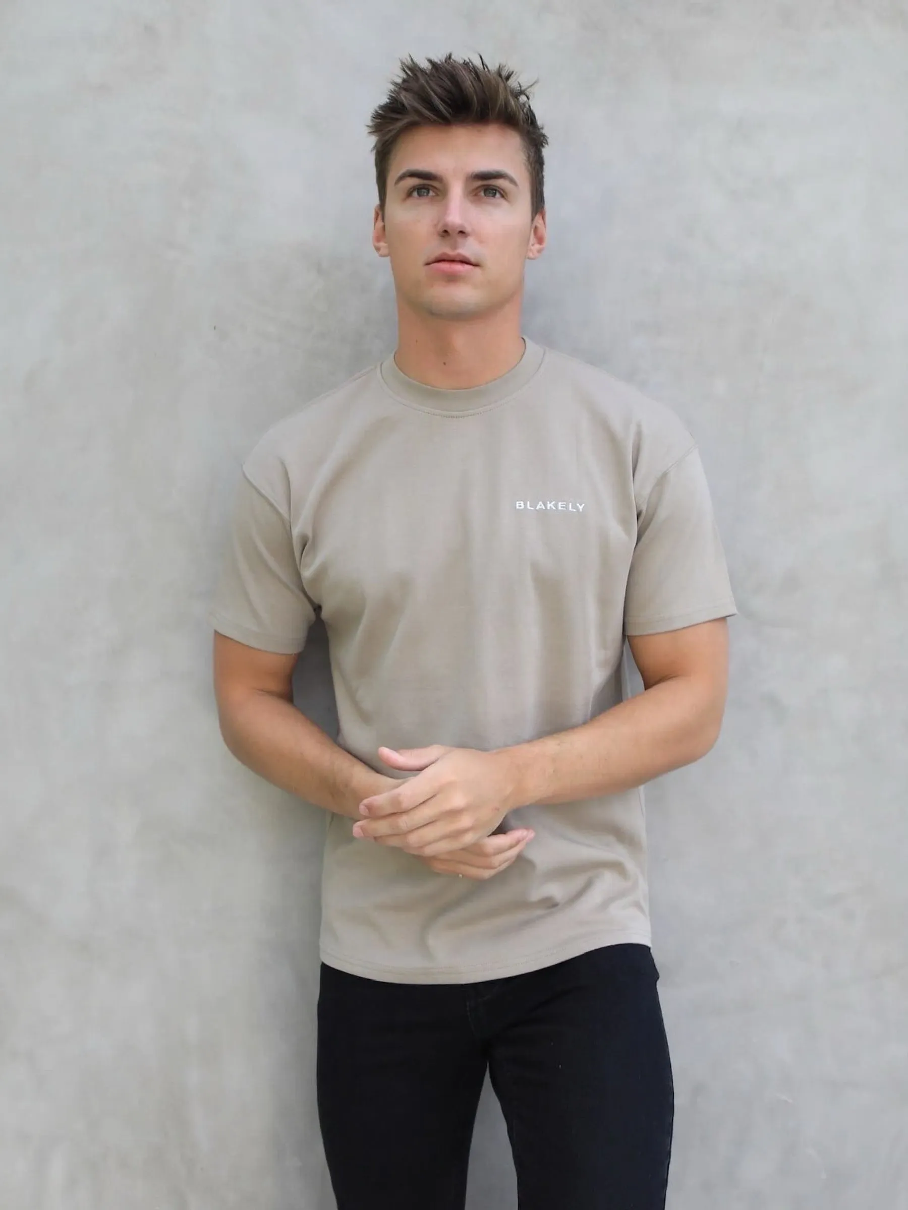 Series Relaxed T-Shirt - Washed Khaki sold by Blakely product image thumbnail 2