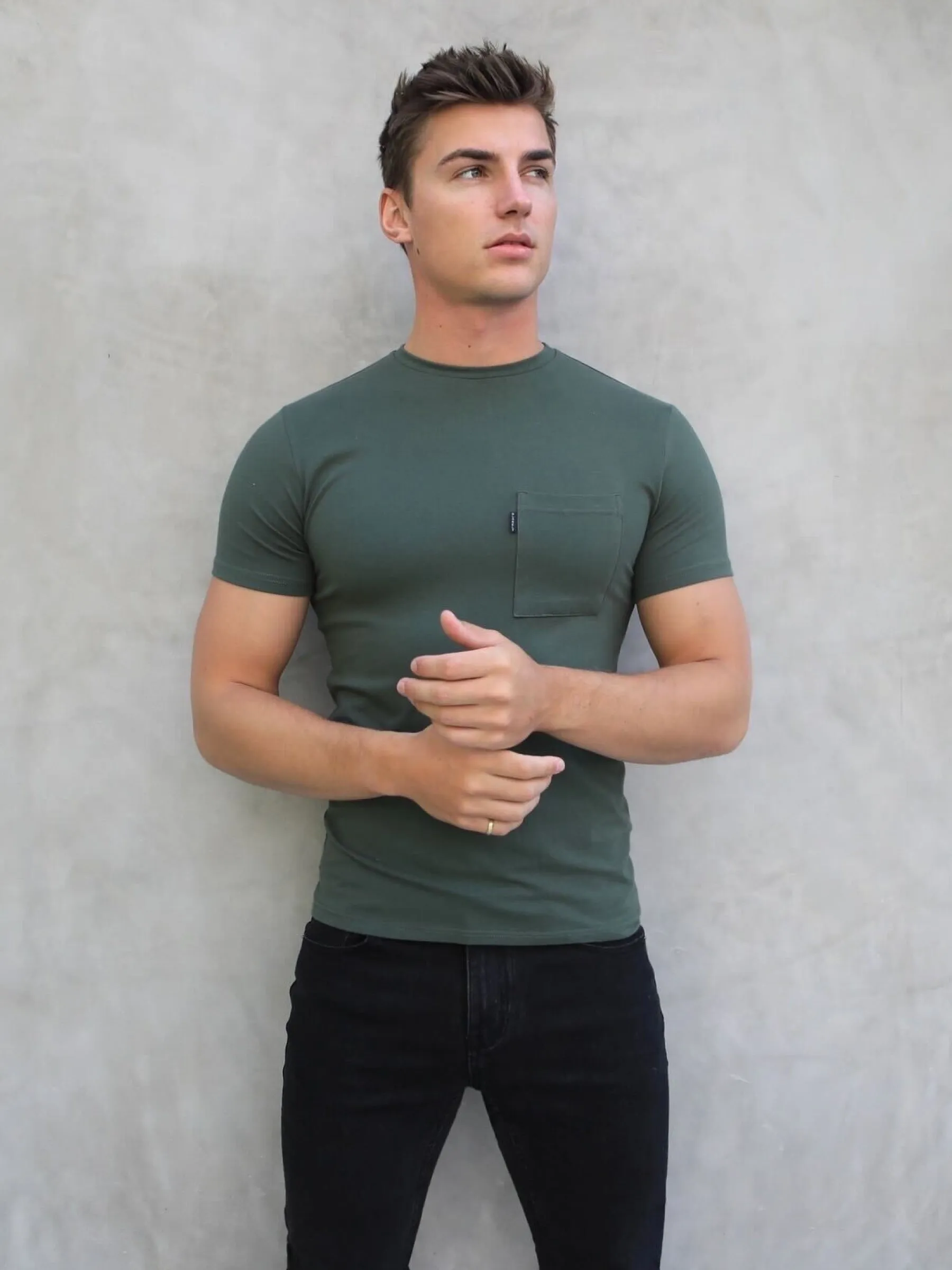 Pocket T-Shirt - Khaki sold by Blakely product image thumbnail 3