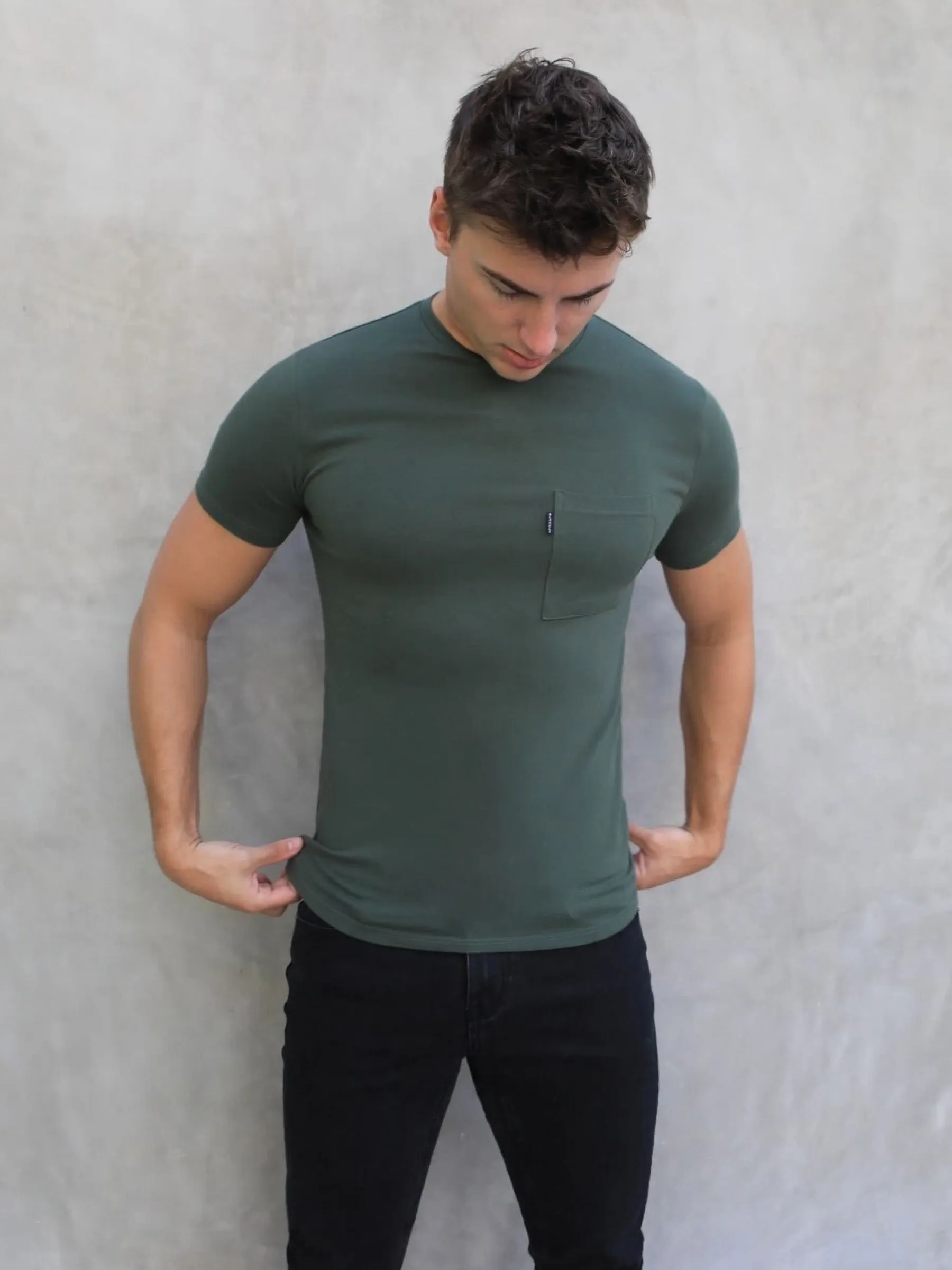 Pocket T-Shirt - Khaki sold by Blakely product image thumbnail 5
