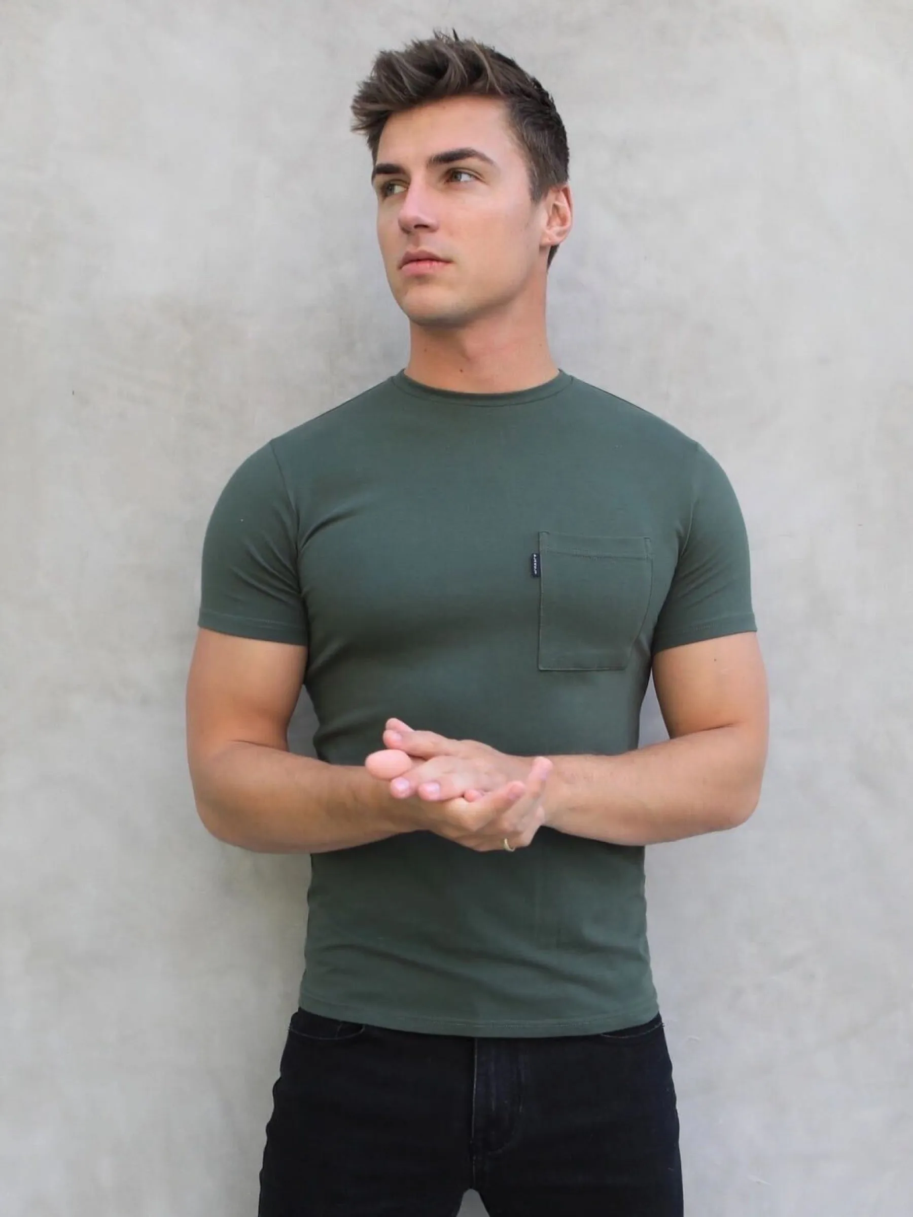 Pocket T-Shirt - Khaki sold by Blakely