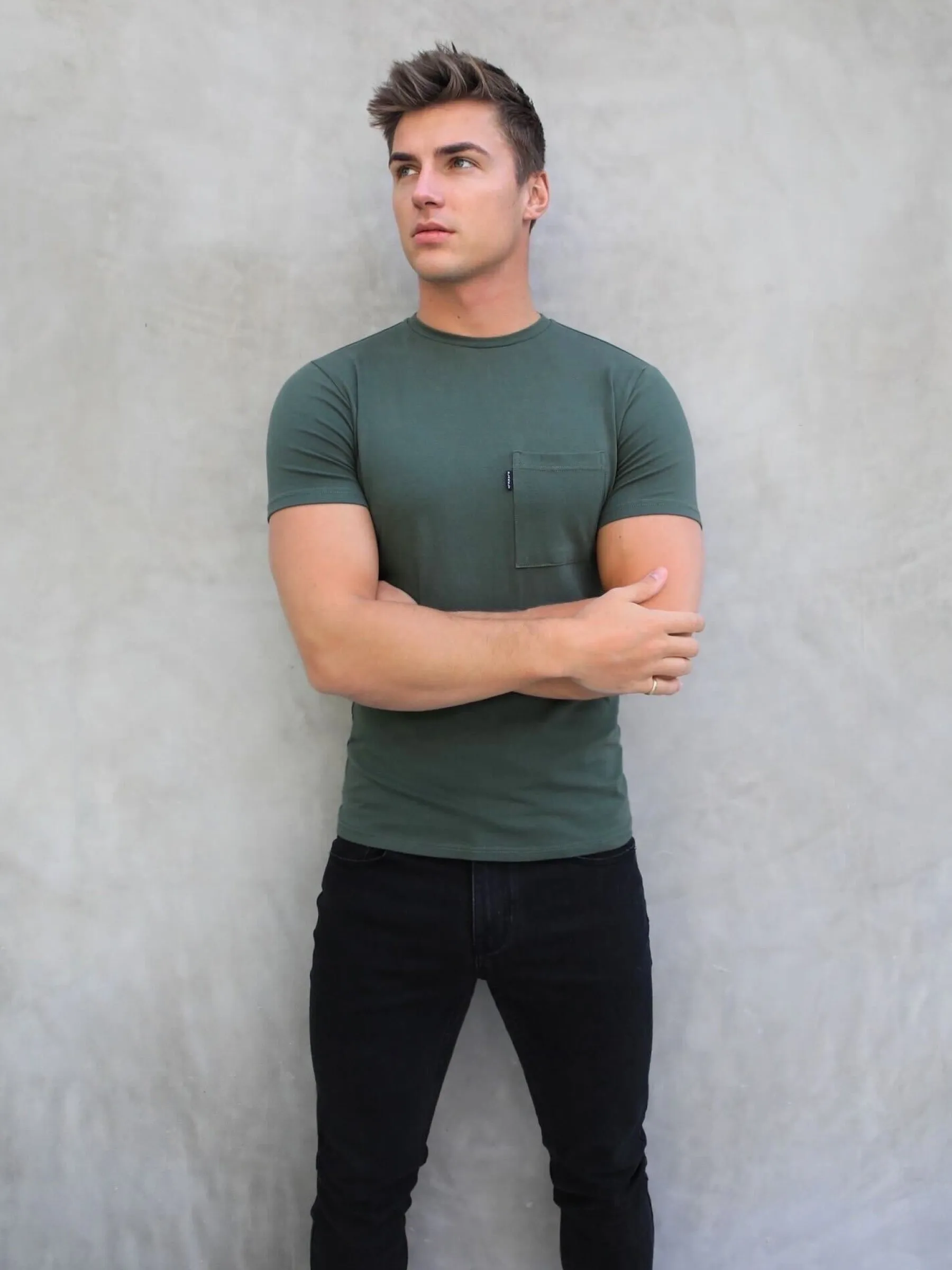 Pocket T-Shirt - Khaki sold by Blakely product image thumbnail 4