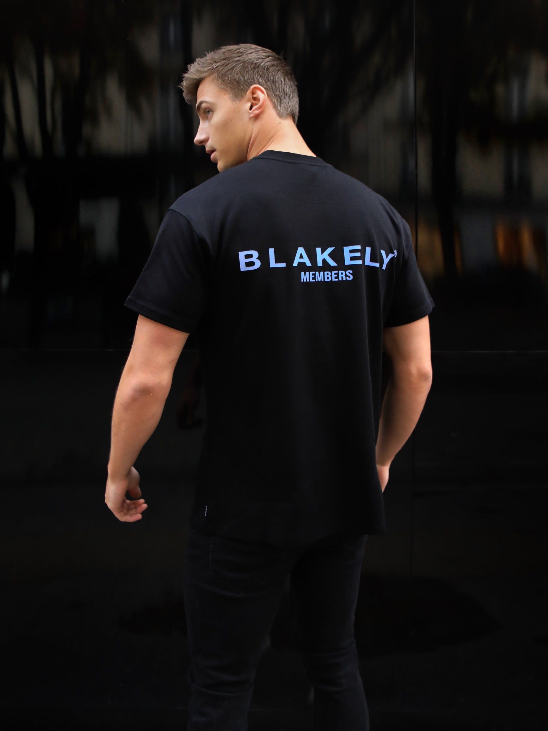 Members Relaxed T-Shirt - Black & Blue sold by Blakely product image thumbnail 4