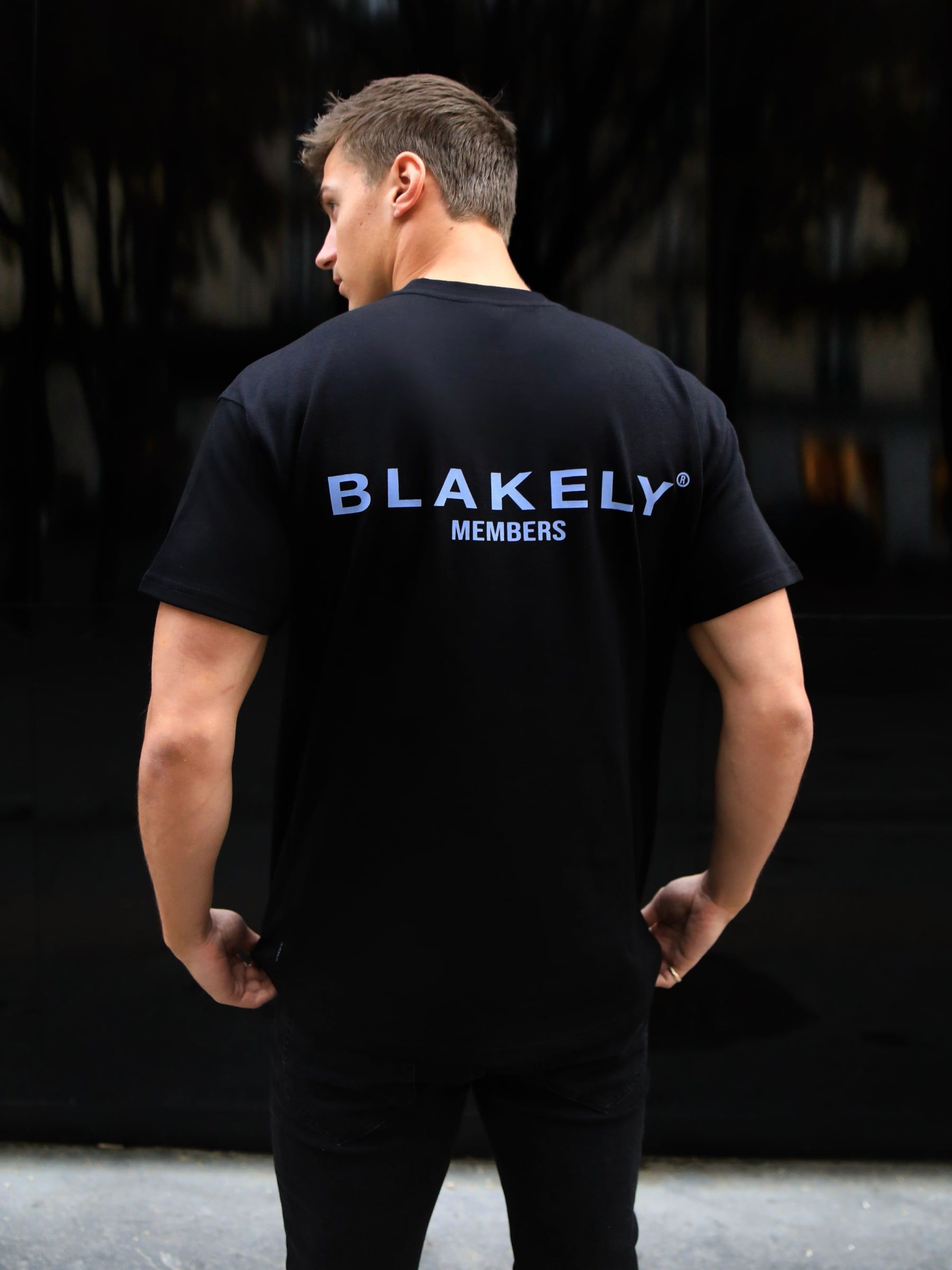 Members Relaxed T-Shirt - Black & Blue sold by Blakely product image thumbnail 2