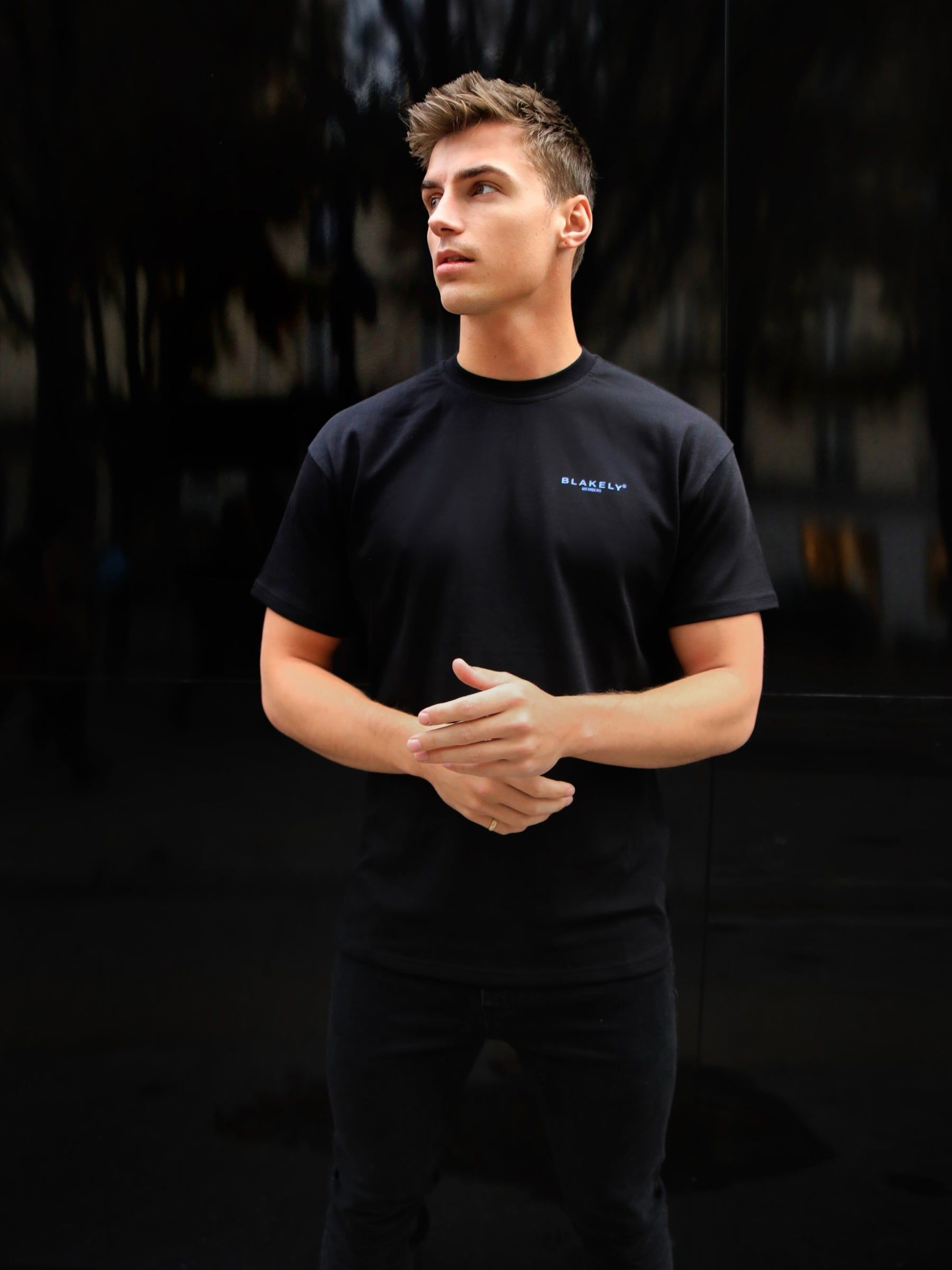 Members Relaxed T-Shirt - Black & Blue sold by Blakely product image thumbnail 5