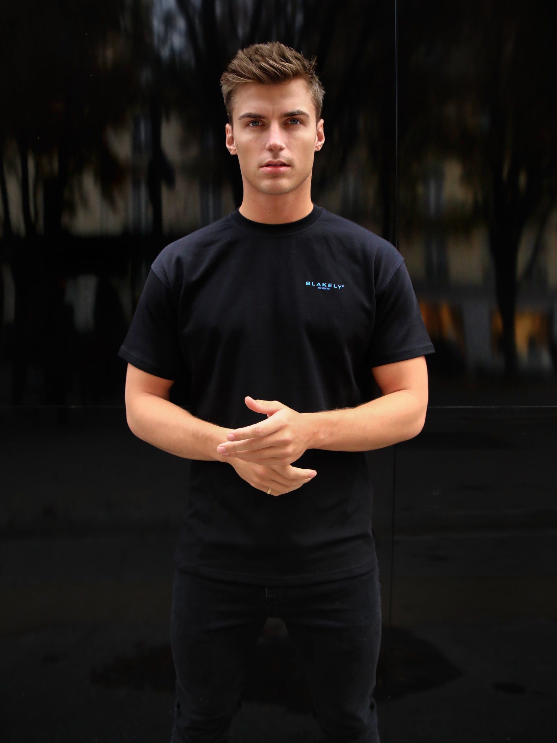 Members Relaxed T-Shirt - Black & Blue sold by Blakely product image thumbnail 3