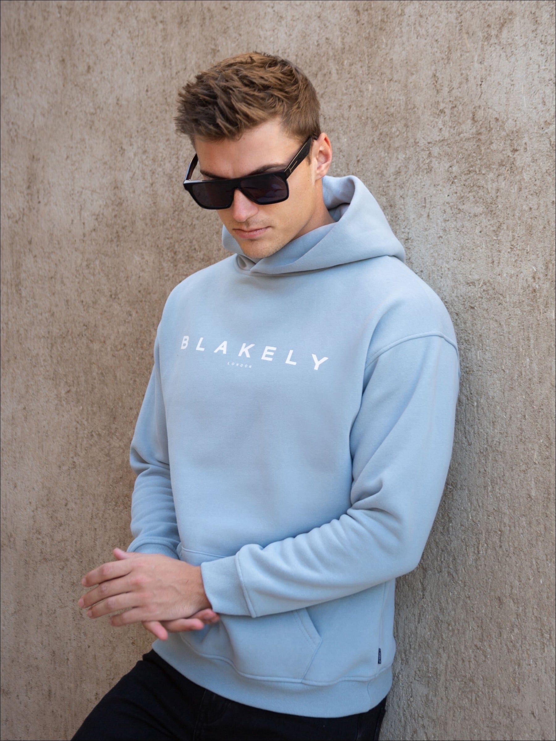 Evolved II Relaxed Hoodie - Ice Blue sold by Blakely