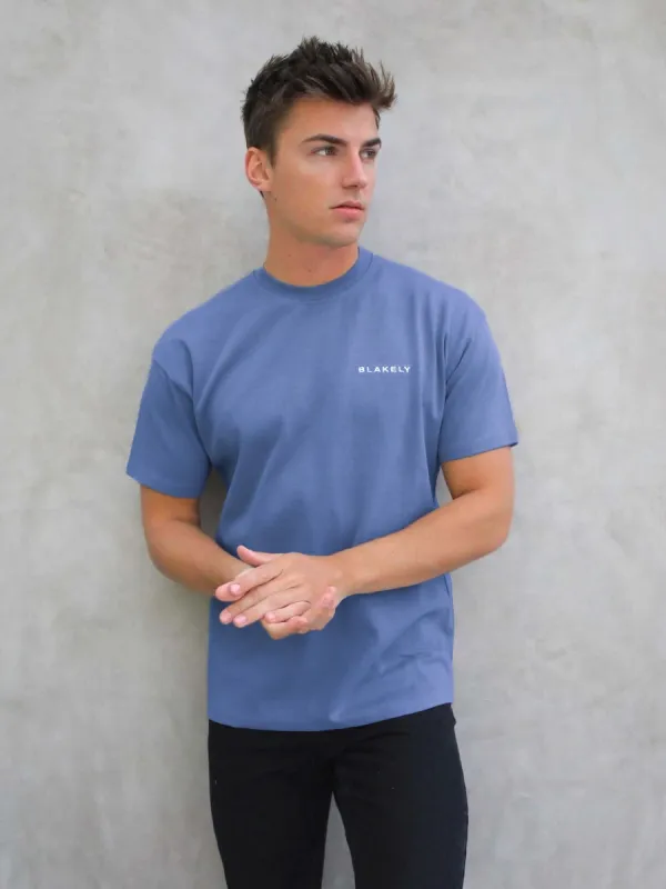 Series Relaxed T-Shirt - Light Blue sold by Blakely