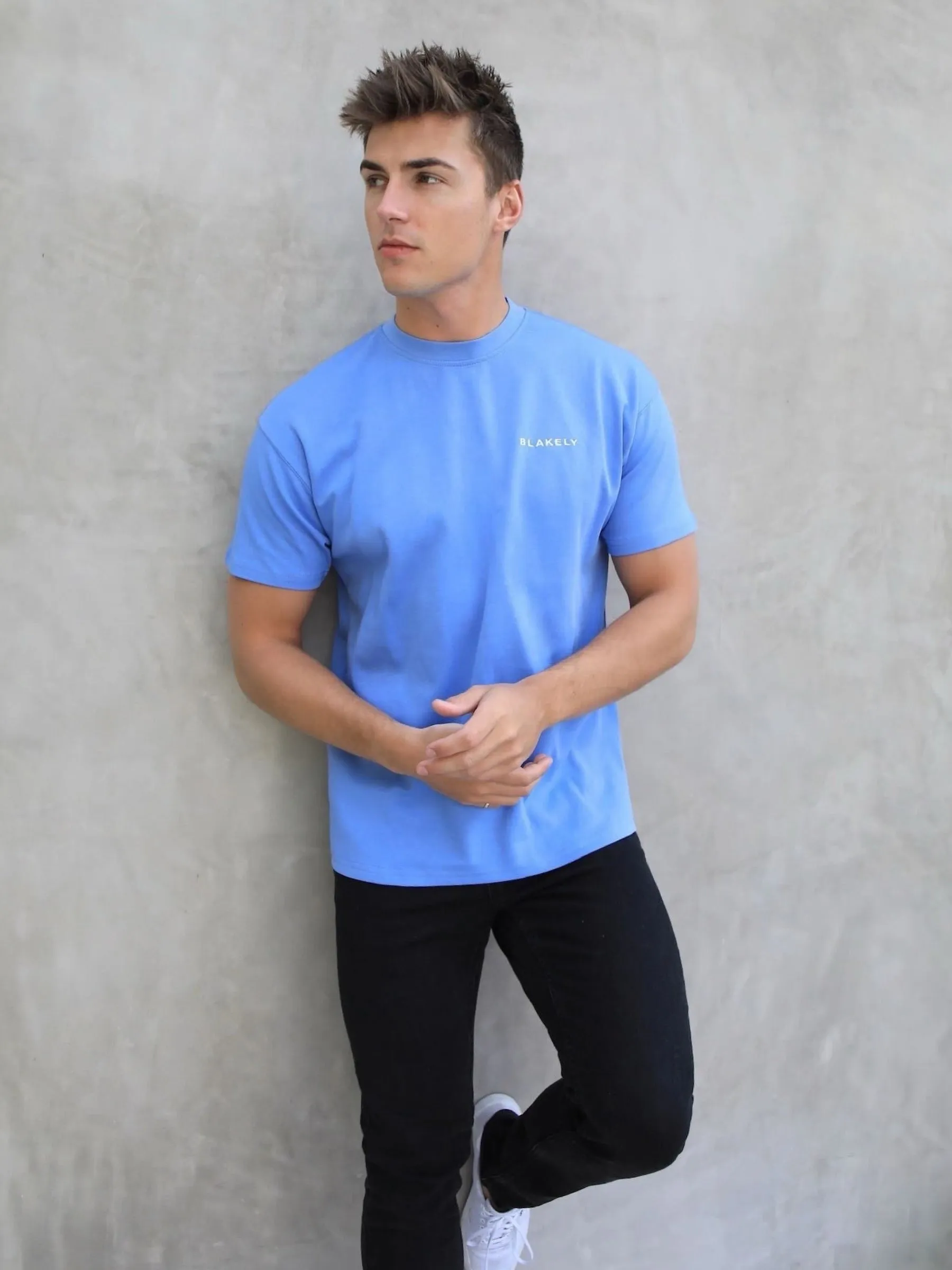 Series Relaxed T-Shirt - Light Blue sold by Blakely product image thumbnail 4