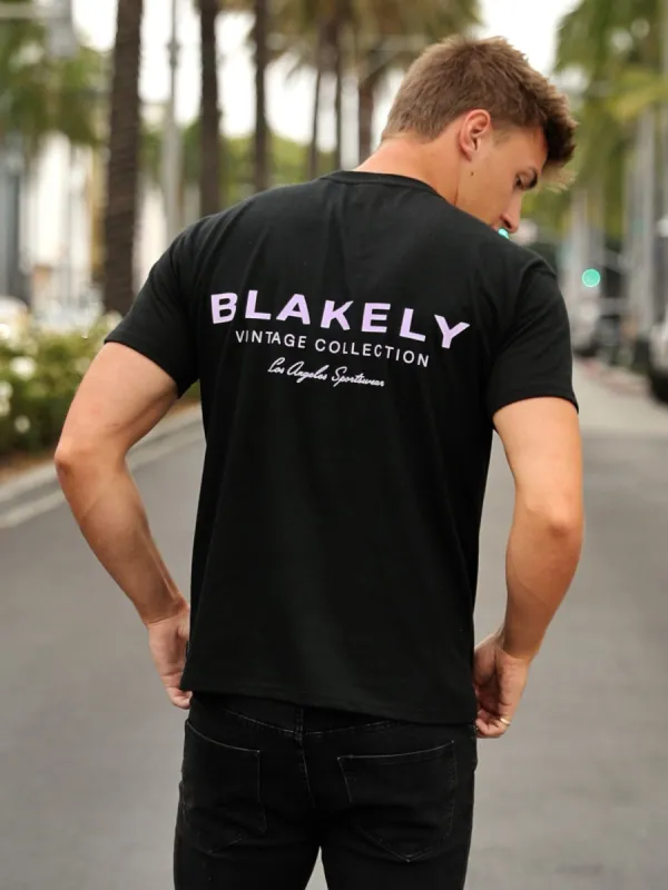 Sports Club Relaxed T-Shirt - Black sold by Blakely