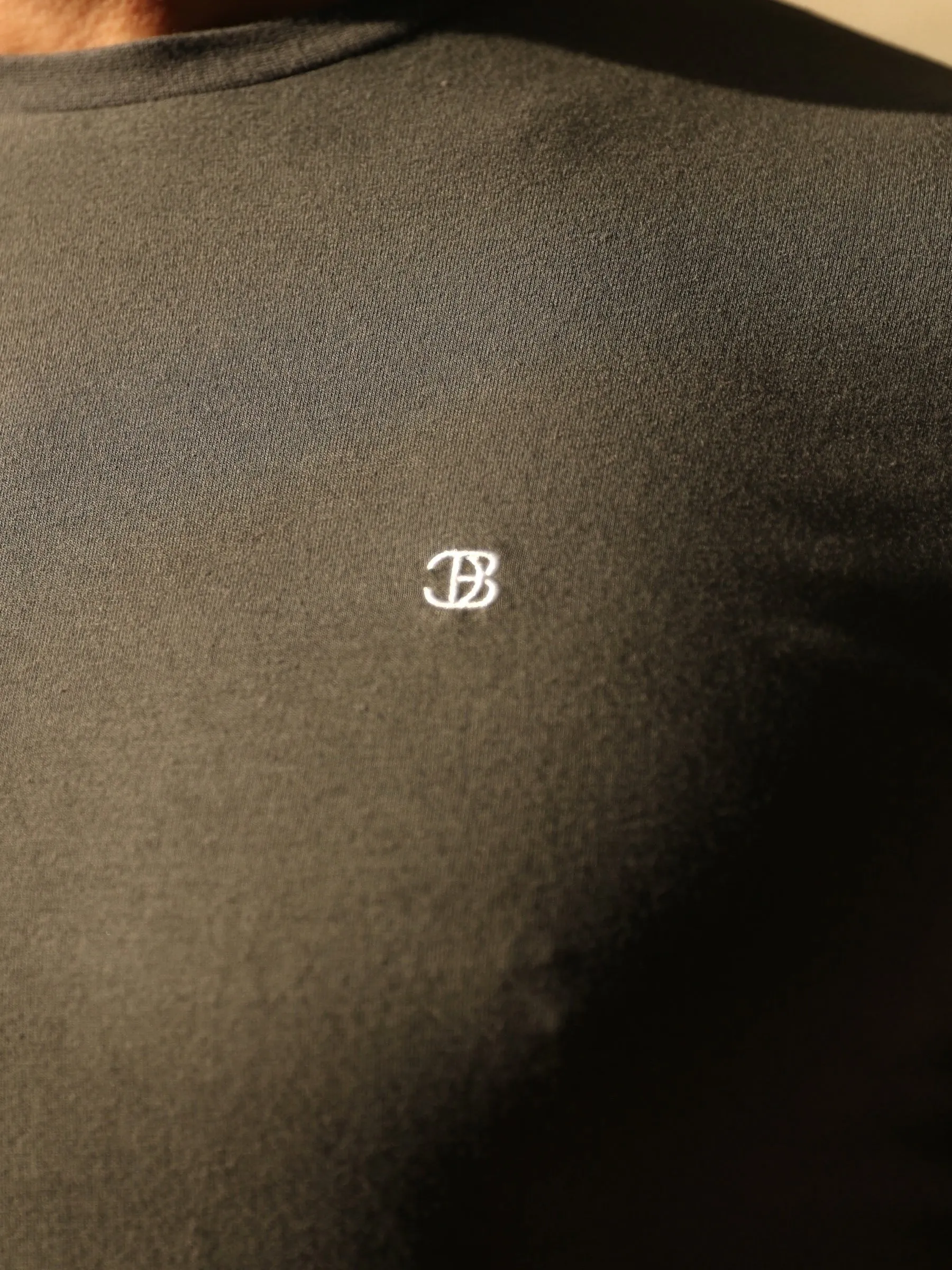 Initial Crew T-Shirt - Charcoal sold by Blakely product image thumbnail 5