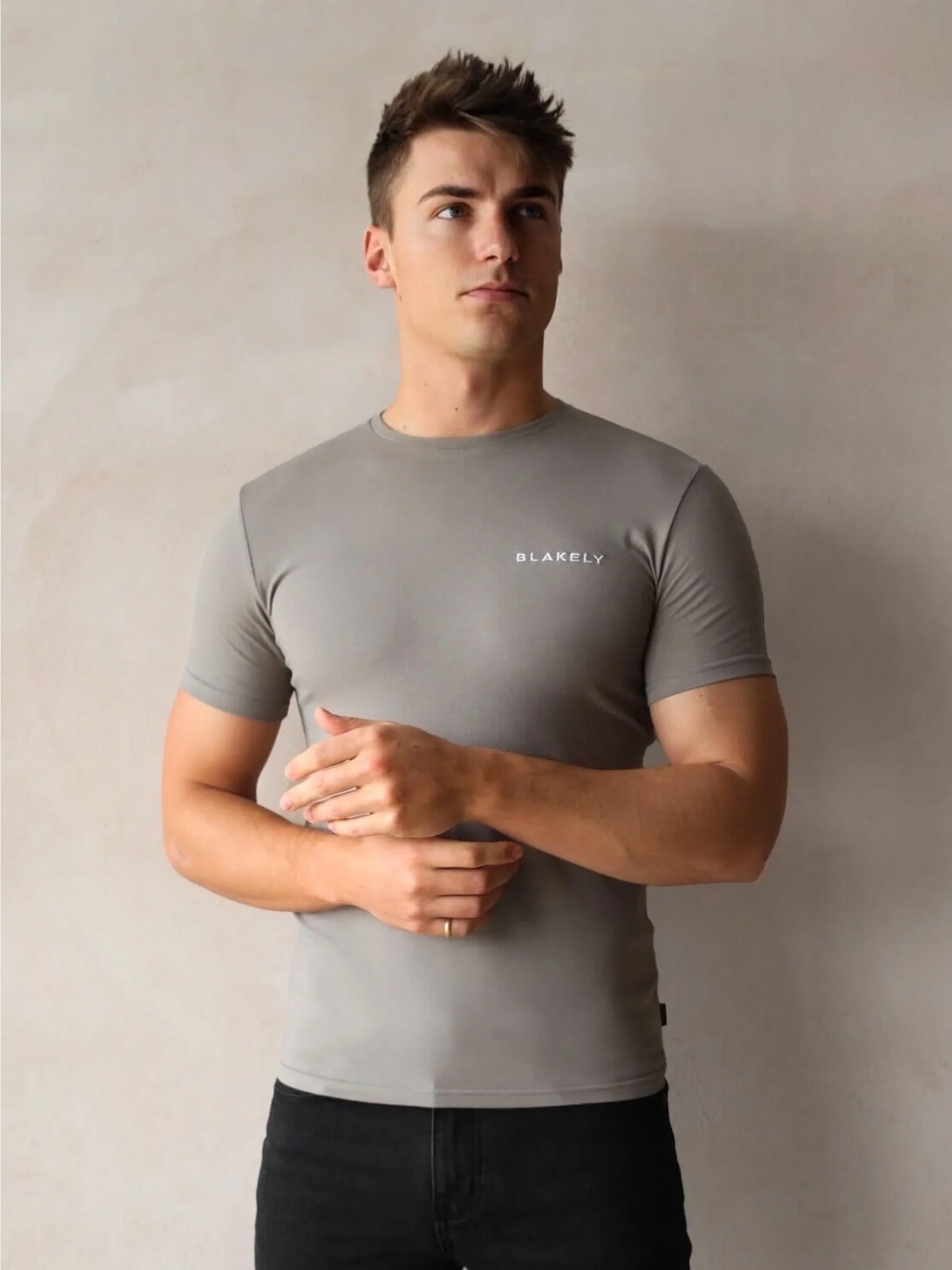 Series T-Shirt - Stone Grey sold by Blakely