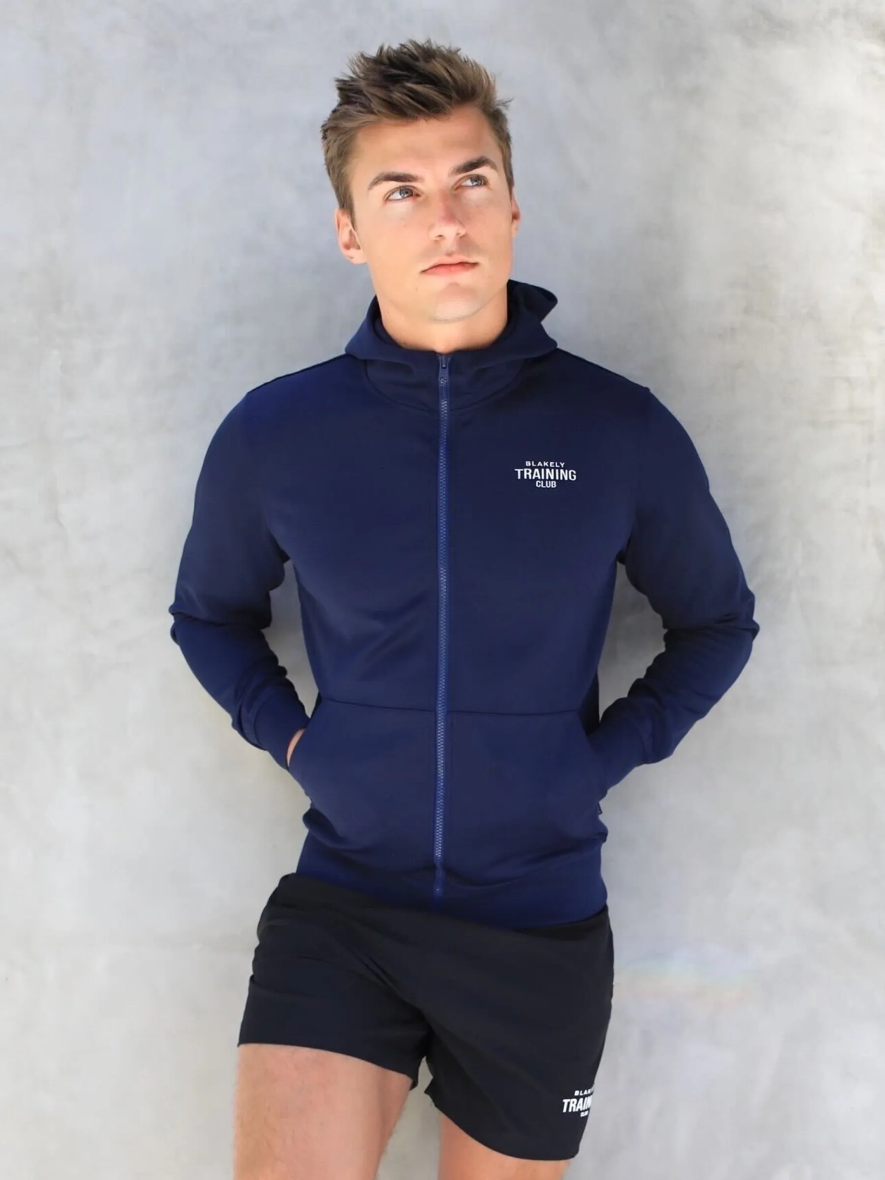 Full Zip Training Hoodie - Navy sold by Blakely