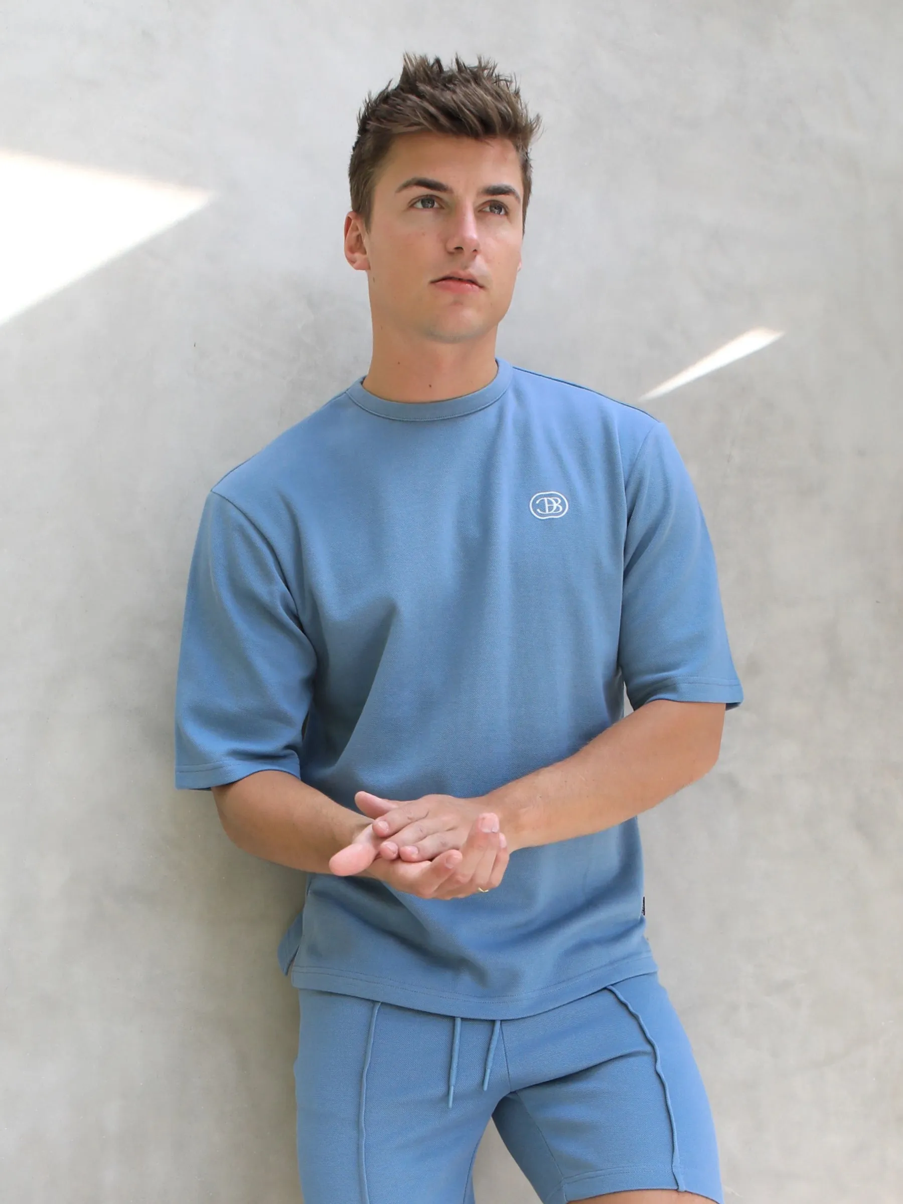 Icon Oversized T-Shirt - Light Blue sold by Blakely