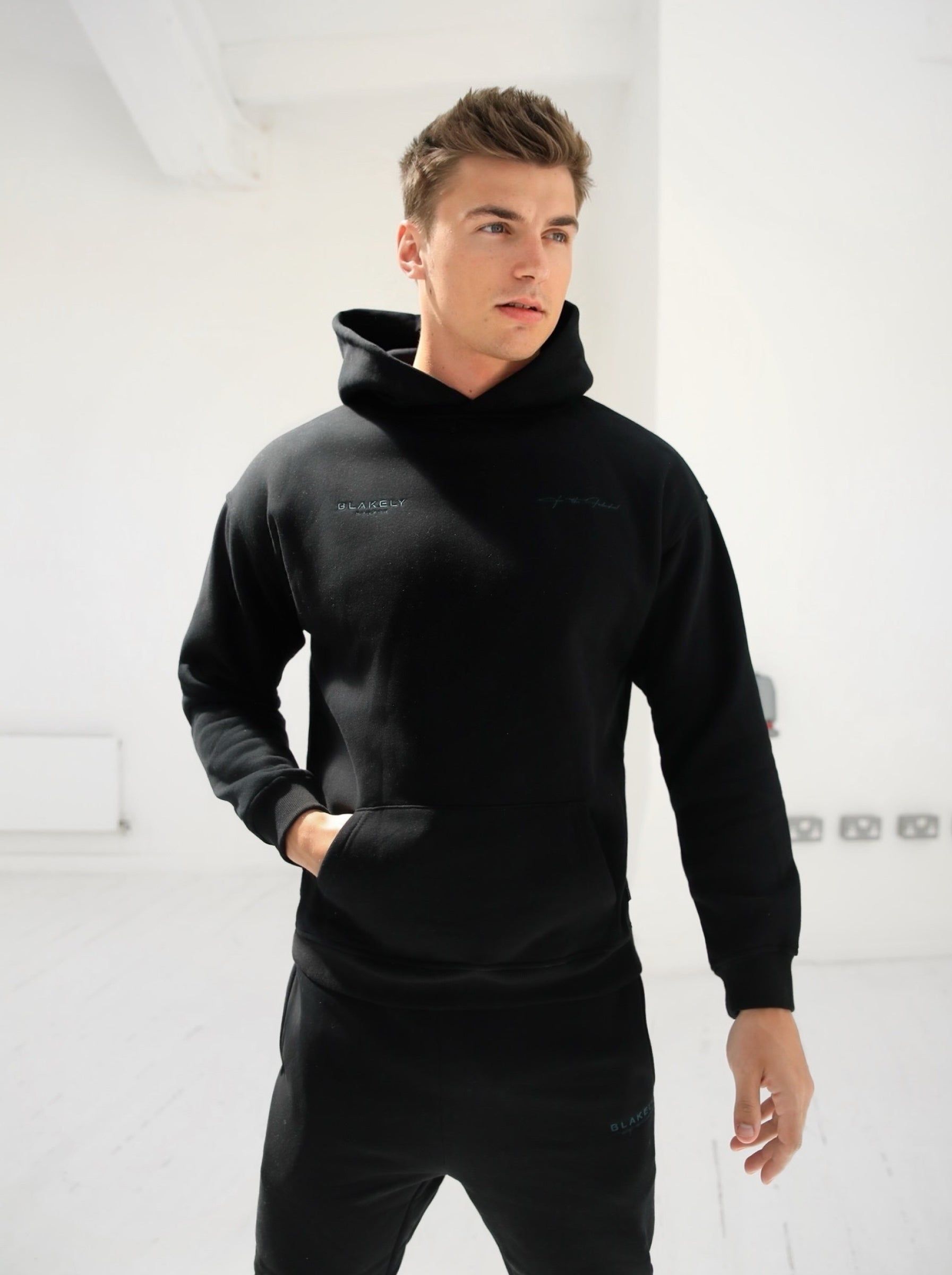 Signature Relaxed Hoodie - Black sold by Blakely product image thumbnail 5