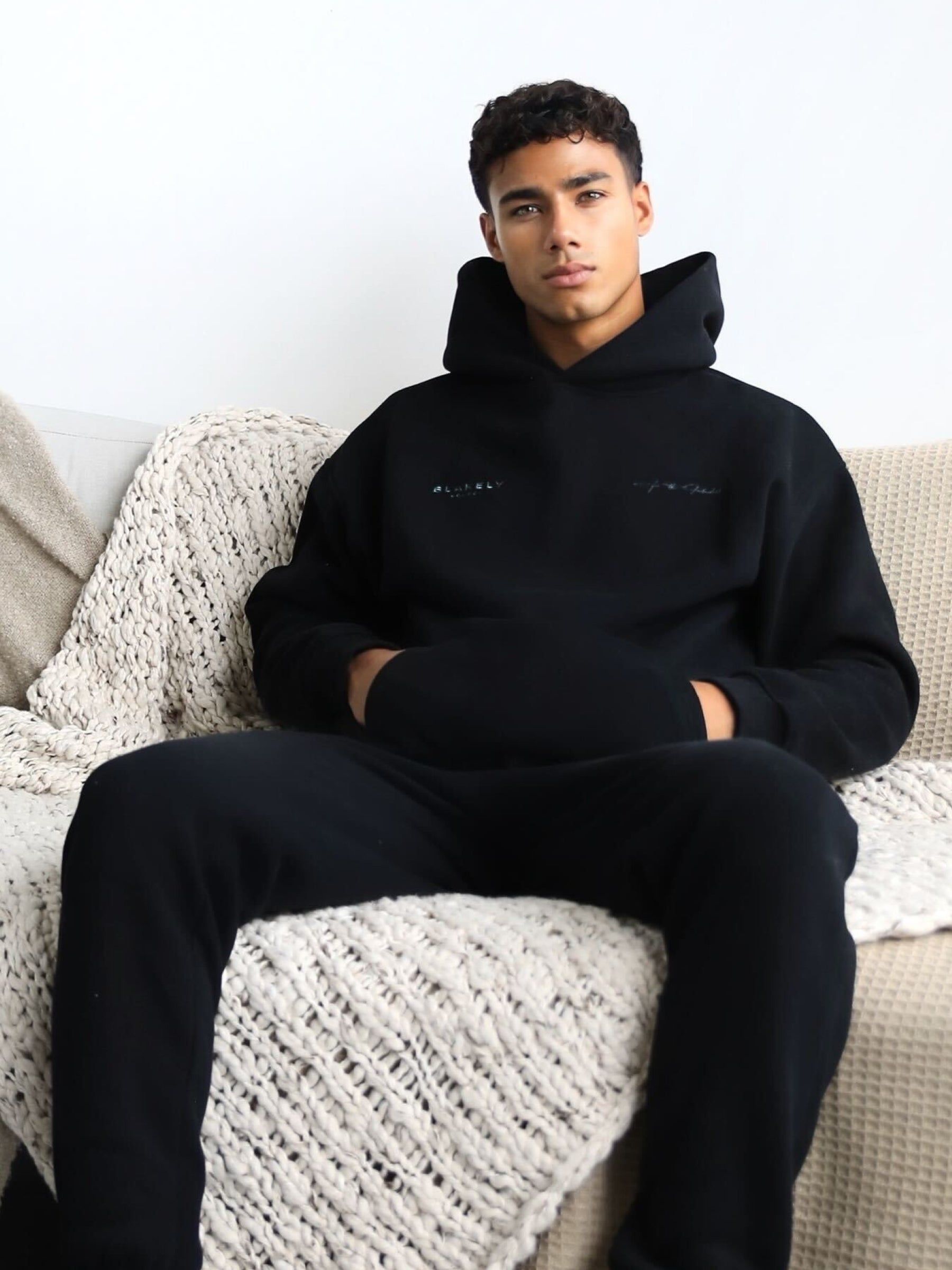 Signature Relaxed Hoodie - Black sold by Blakely product image thumbnail 2