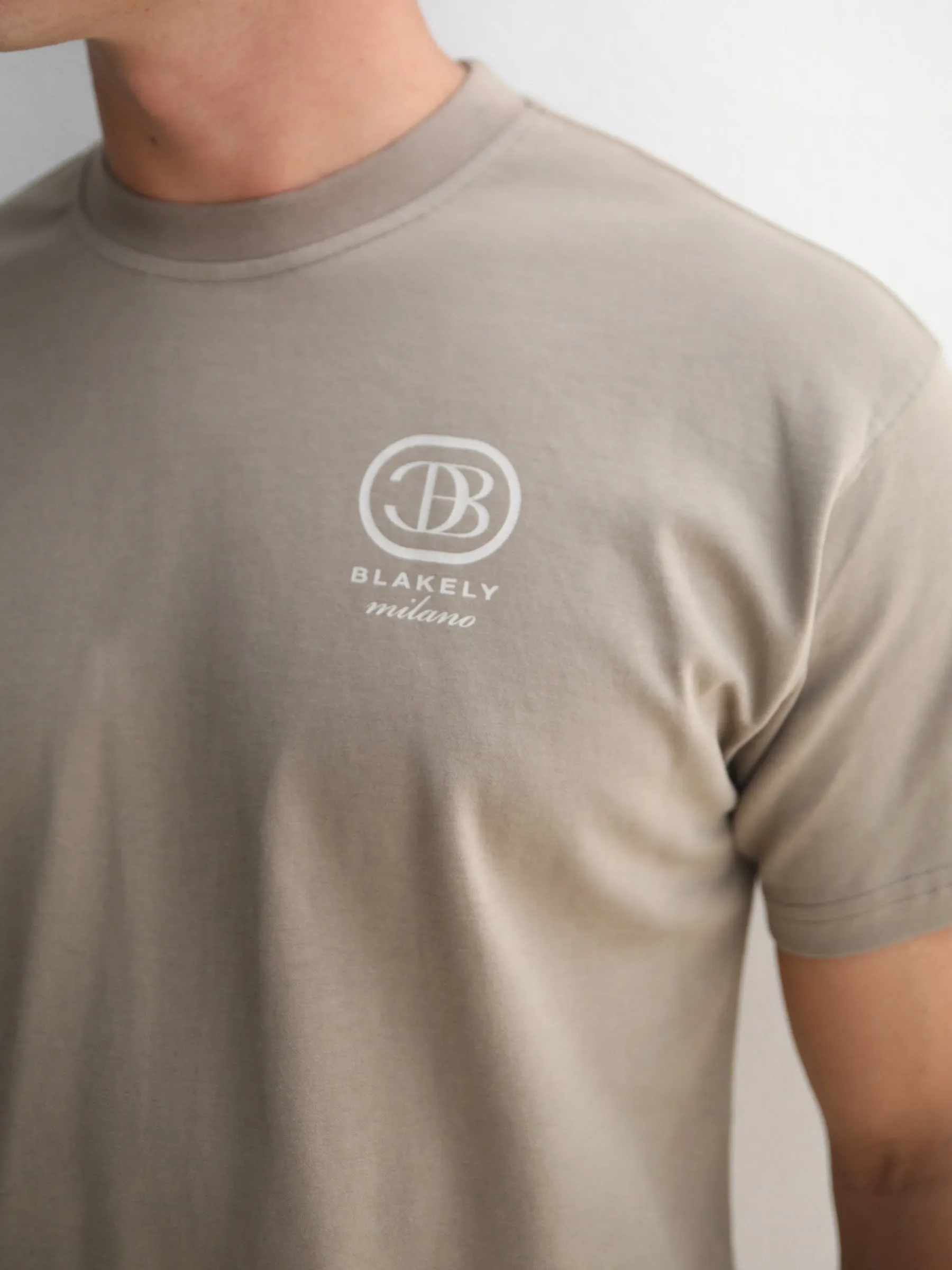 Milano Relaxed T-Shirt - Light Brown sold by Blakely product image thumbnail 5