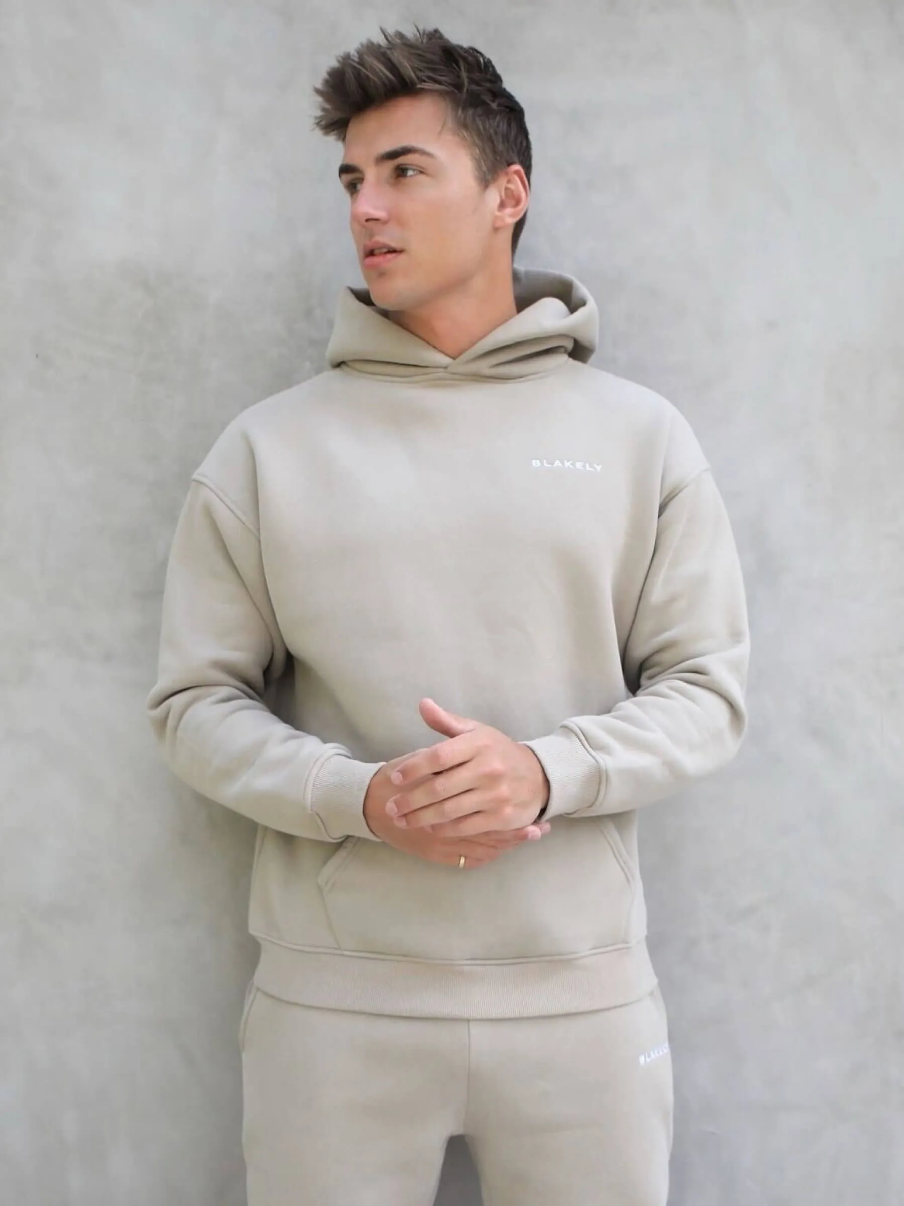 Series Relaxed Hoodie - Washed Khaki sold by Blakely