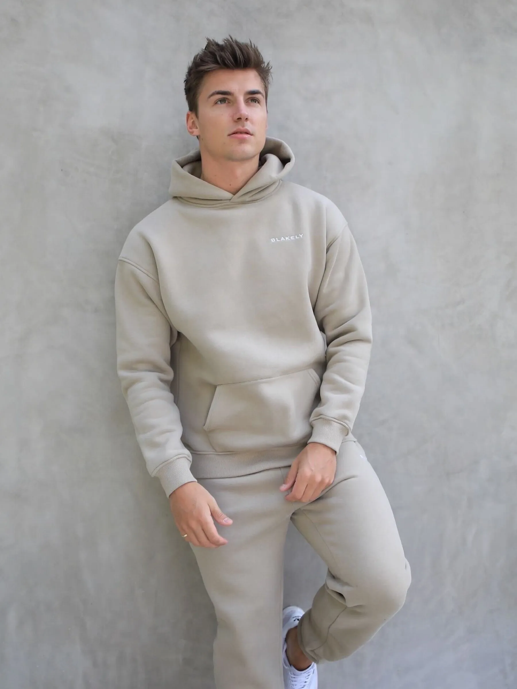 Series Relaxed Hoodie - Washed Khaki sold by Blakely product image thumbnail 3