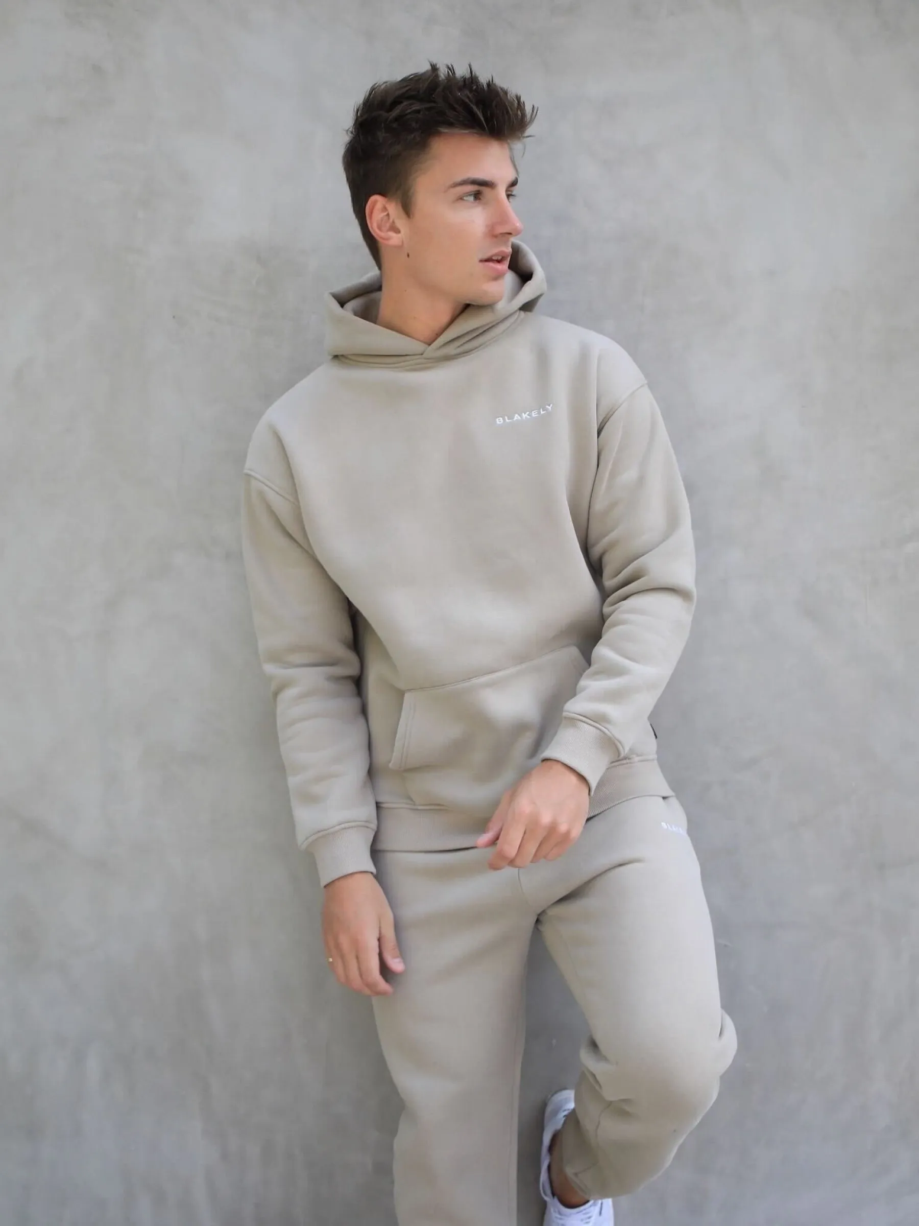 Series Relaxed Hoodie - Washed Khaki sold by Blakely product image thumbnail 4
