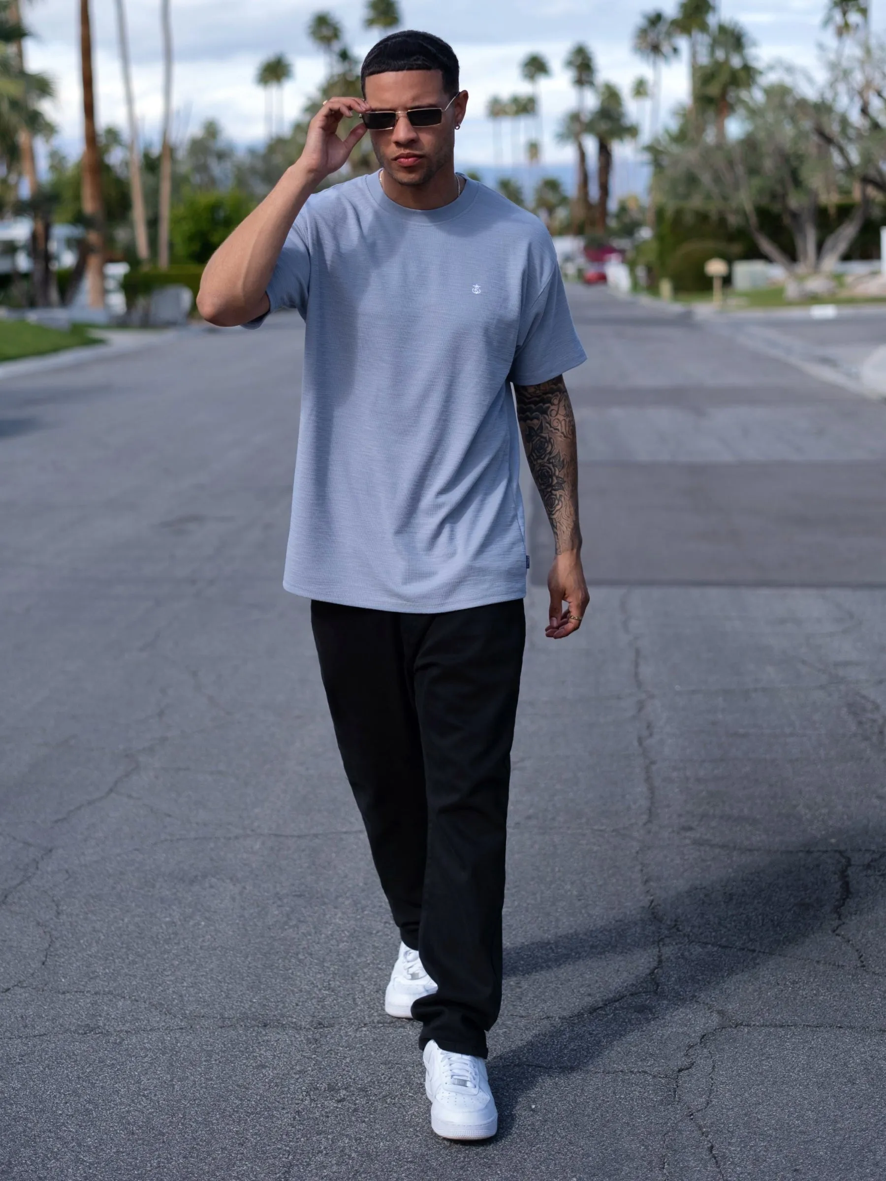 Circa Oversized T-Shirt - Light Blue sold by Blakely product image thumbnail 2