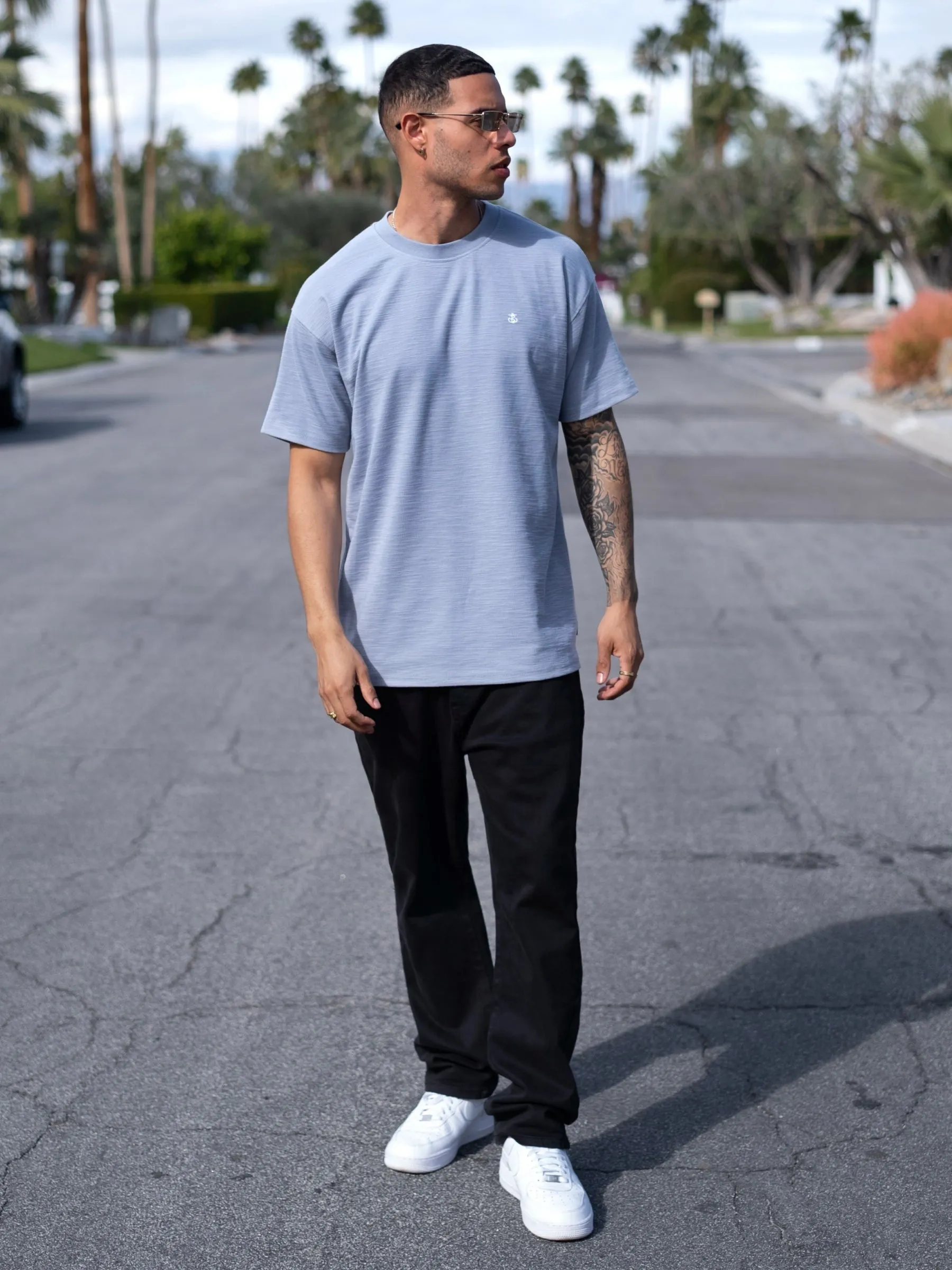 Circa Oversized T-Shirt - Light Blue sold by Blakely product image thumbnail 4