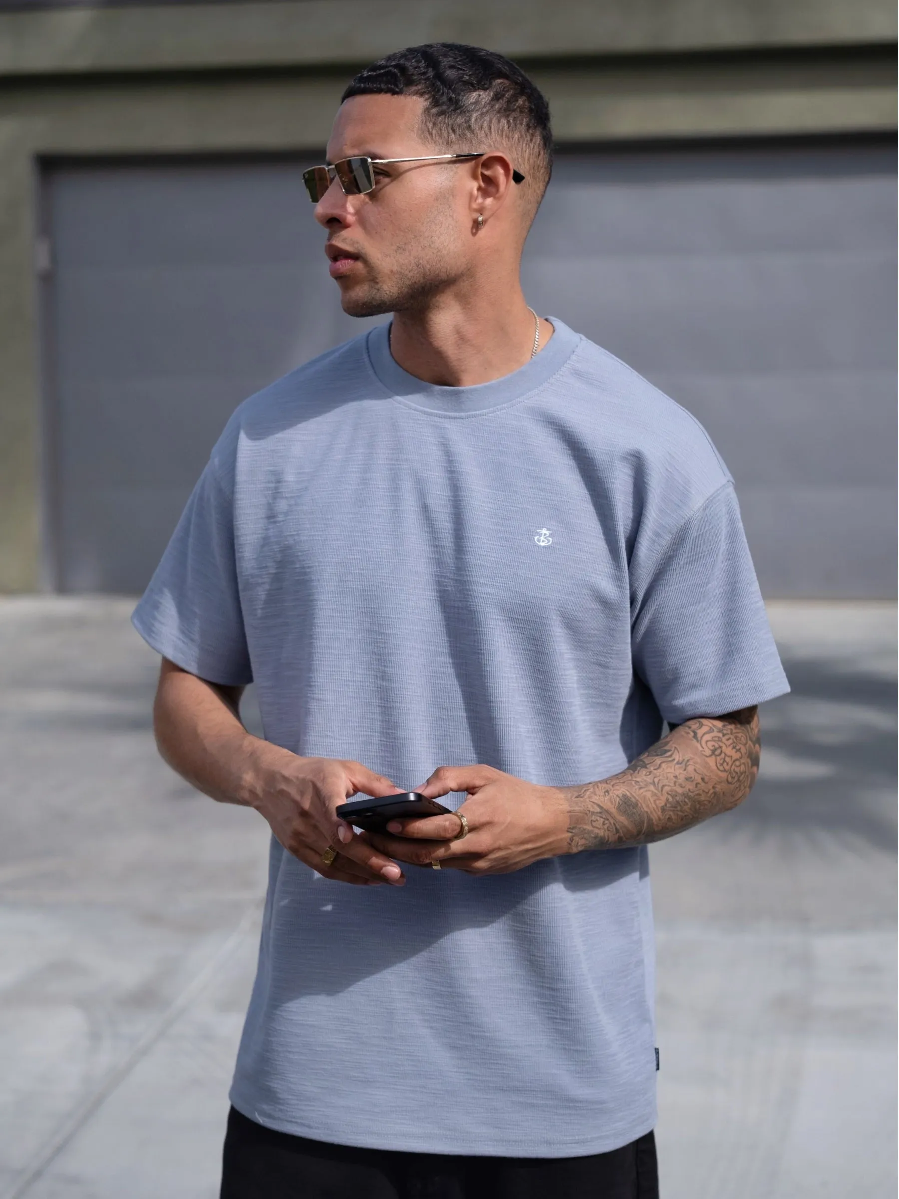 Circa Oversized T-Shirt - Light Blue sold by Blakely product image thumbnail 3