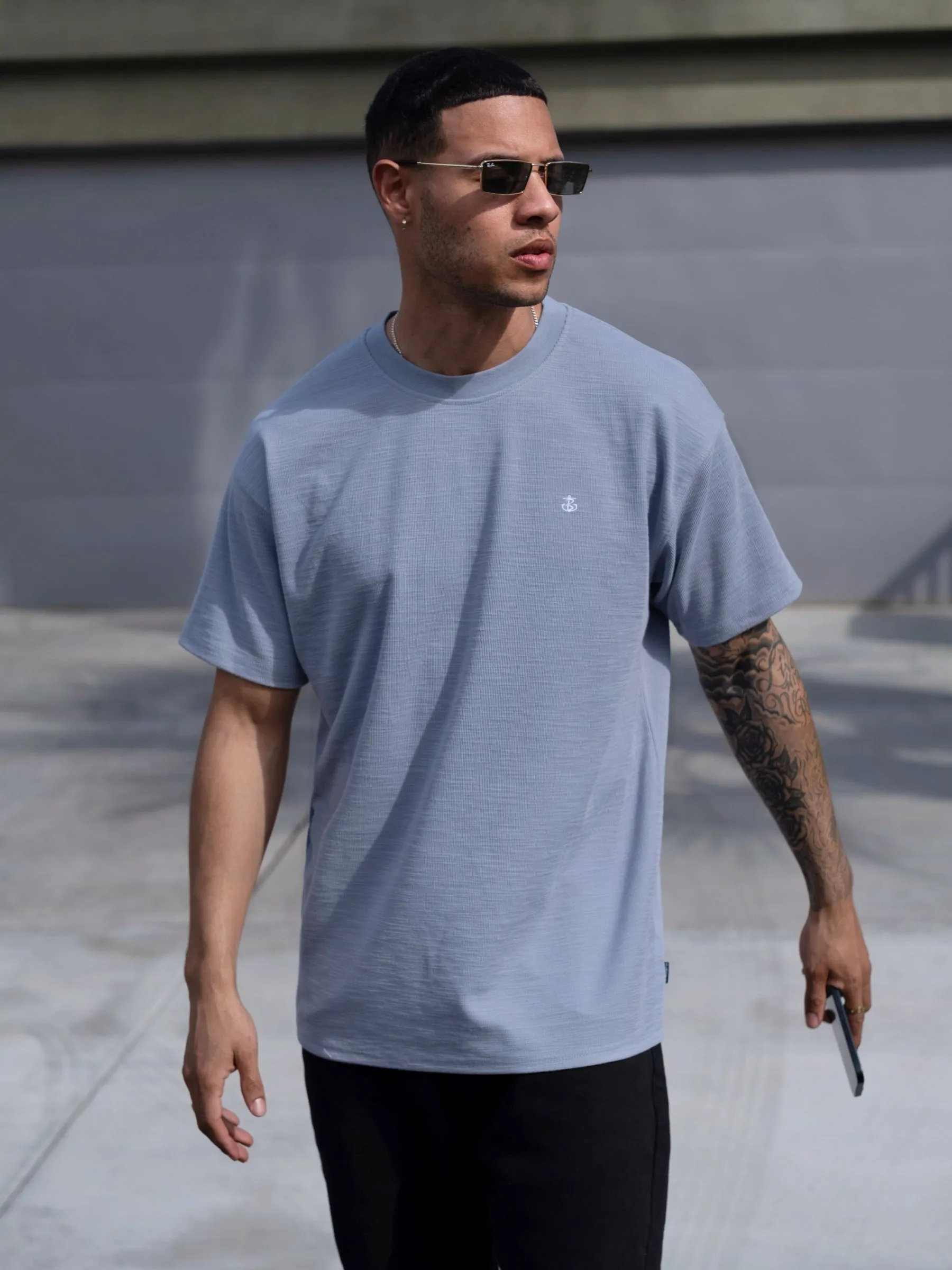 Circa Oversized T-Shirt - Light Blue sold by Blakely