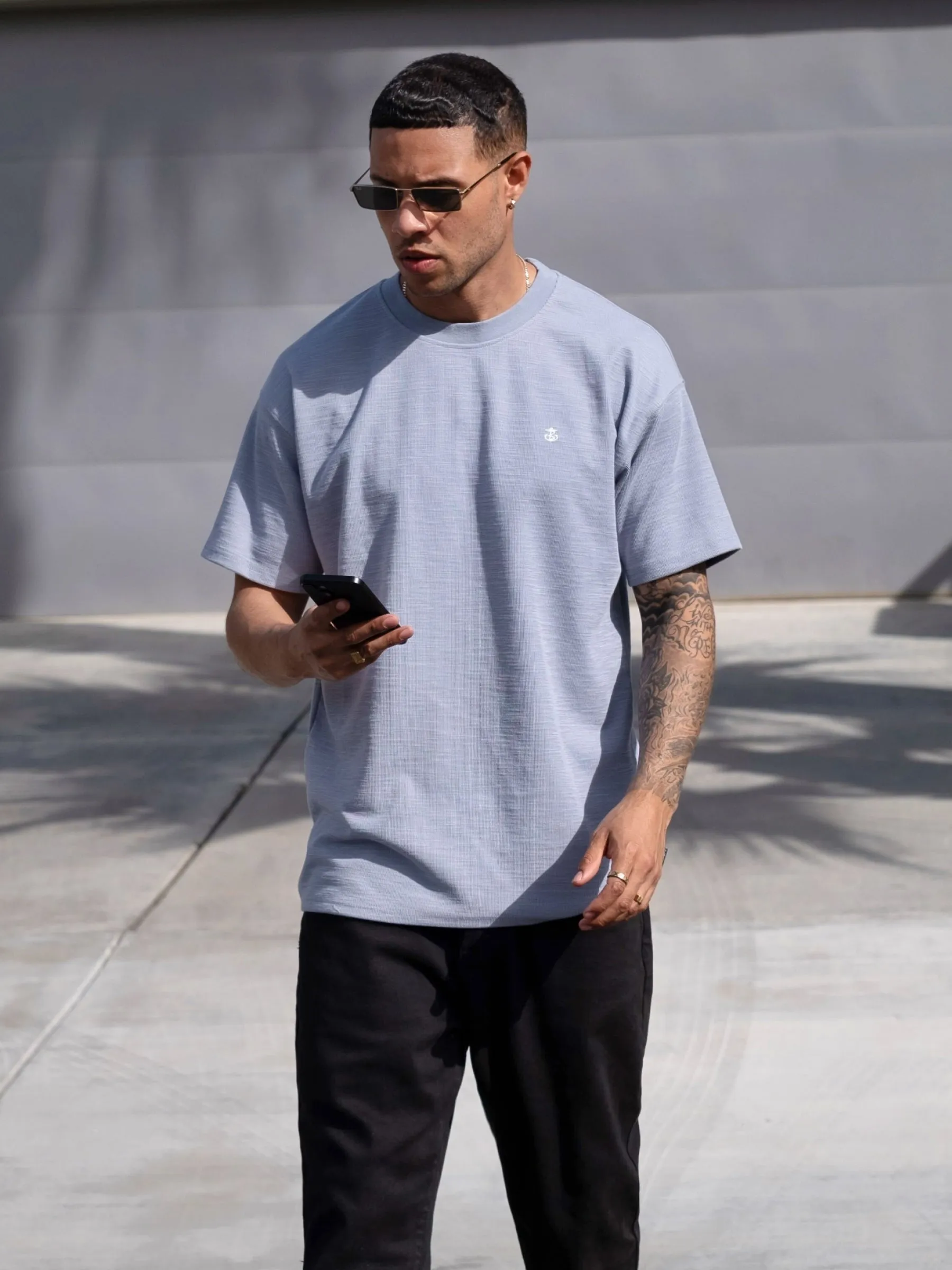 Circa Oversized T-Shirt - Light Blue sold by Blakely product image thumbnail 5