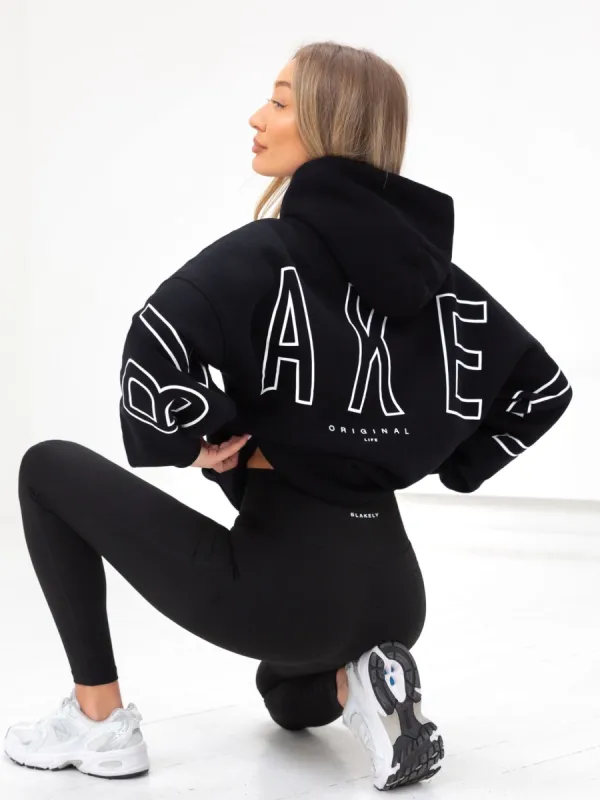 Outline Isabel Oversized Hoodie - Black sold by Blakely