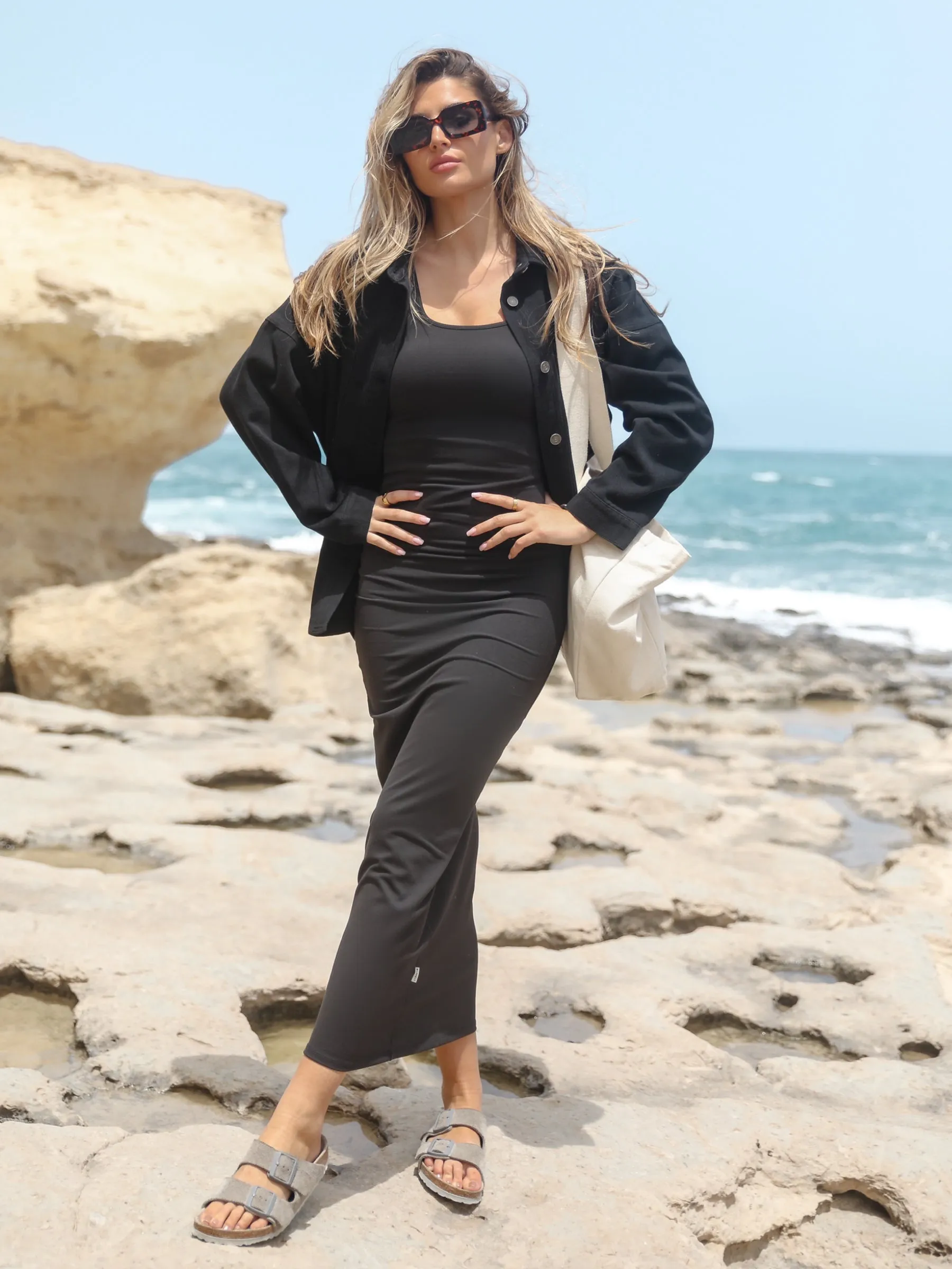 Lucia Maxi Dress - Black sold by Blakely