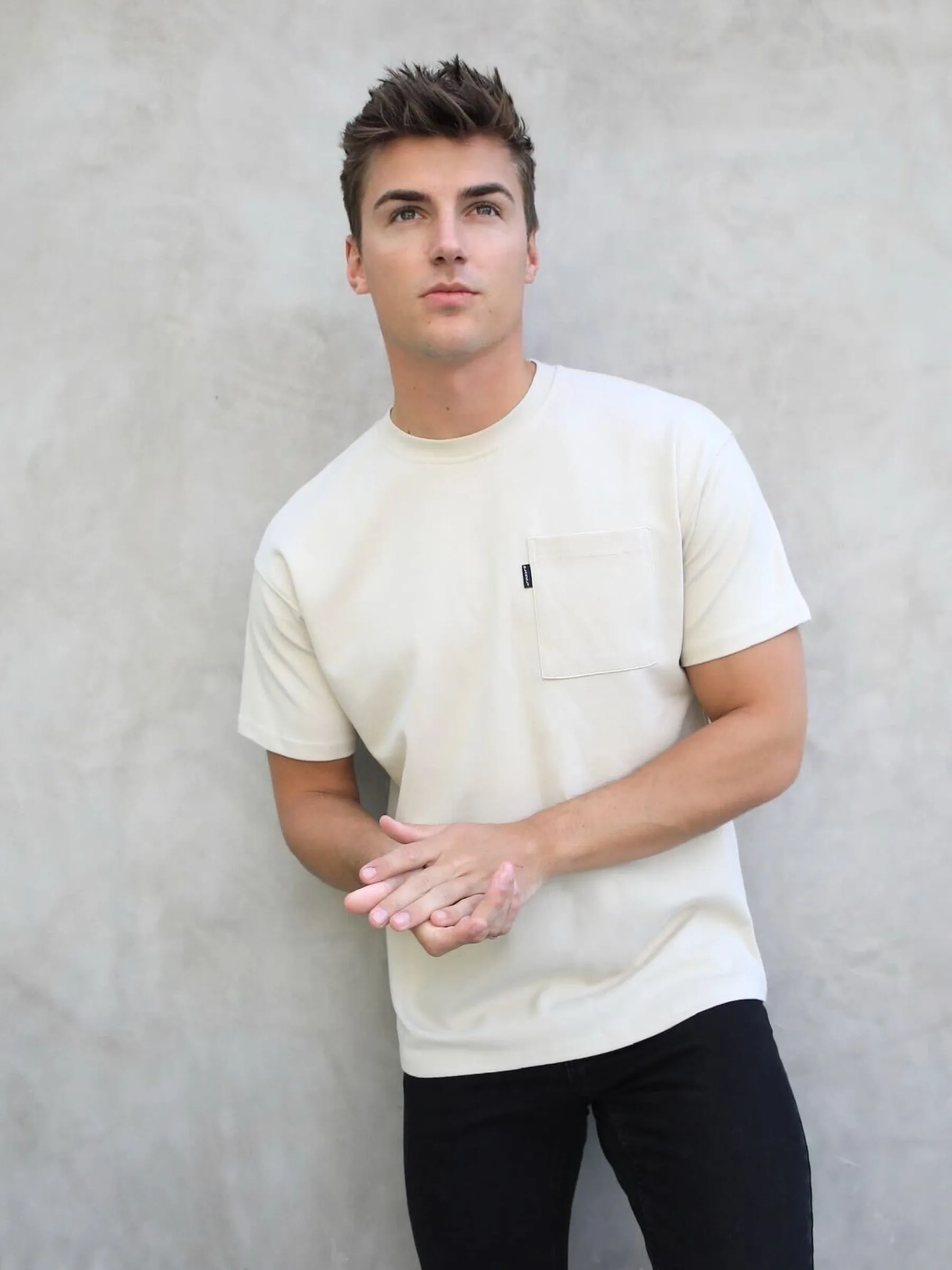 Relaxed Pocket T-Shirt - Bone sold by Blakely product image thumbnail 4